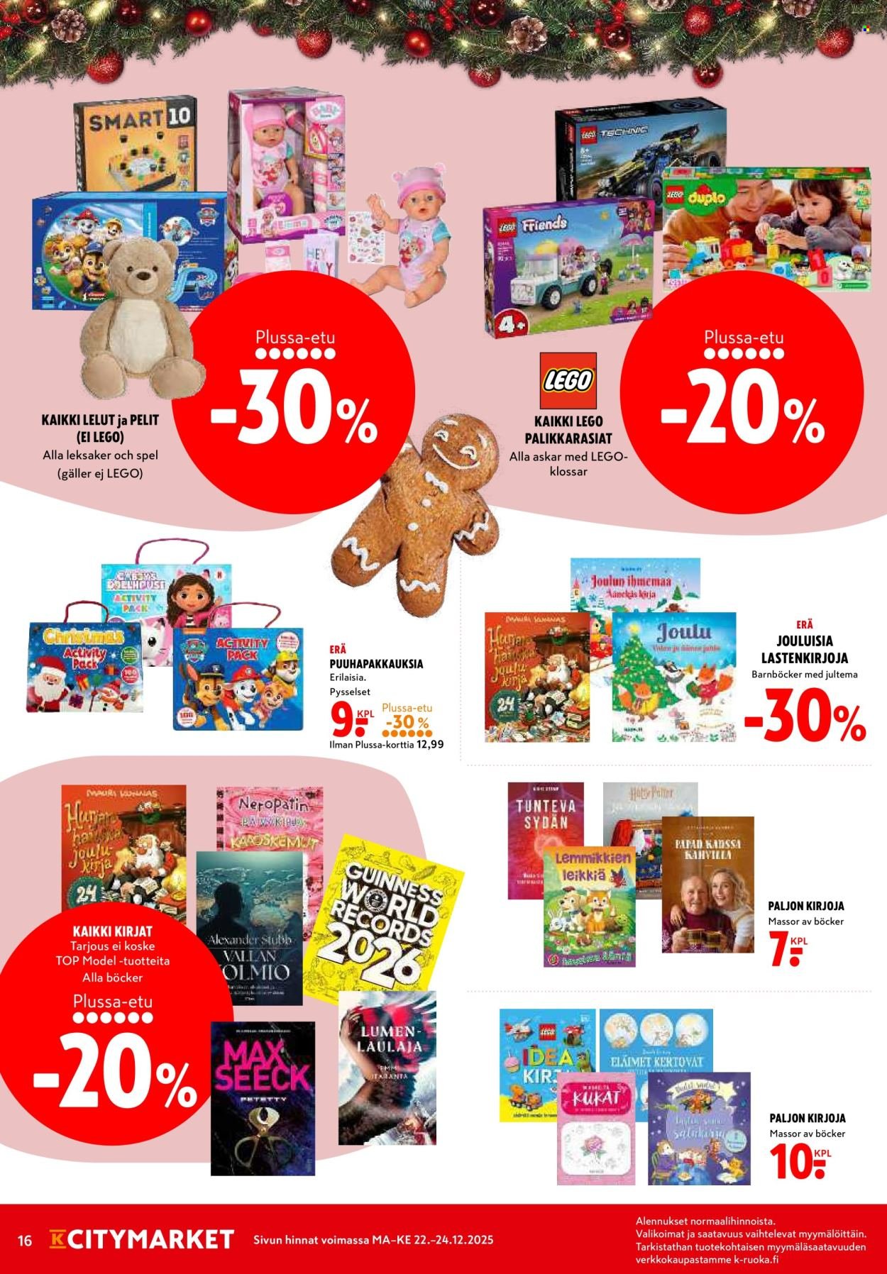 K-CITYMARKET tarjoukset - Alkaen MA 22.12.2025