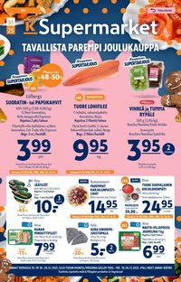 K-SUPERMARKET tarjoukset - Tavallista parempi joulukauppa