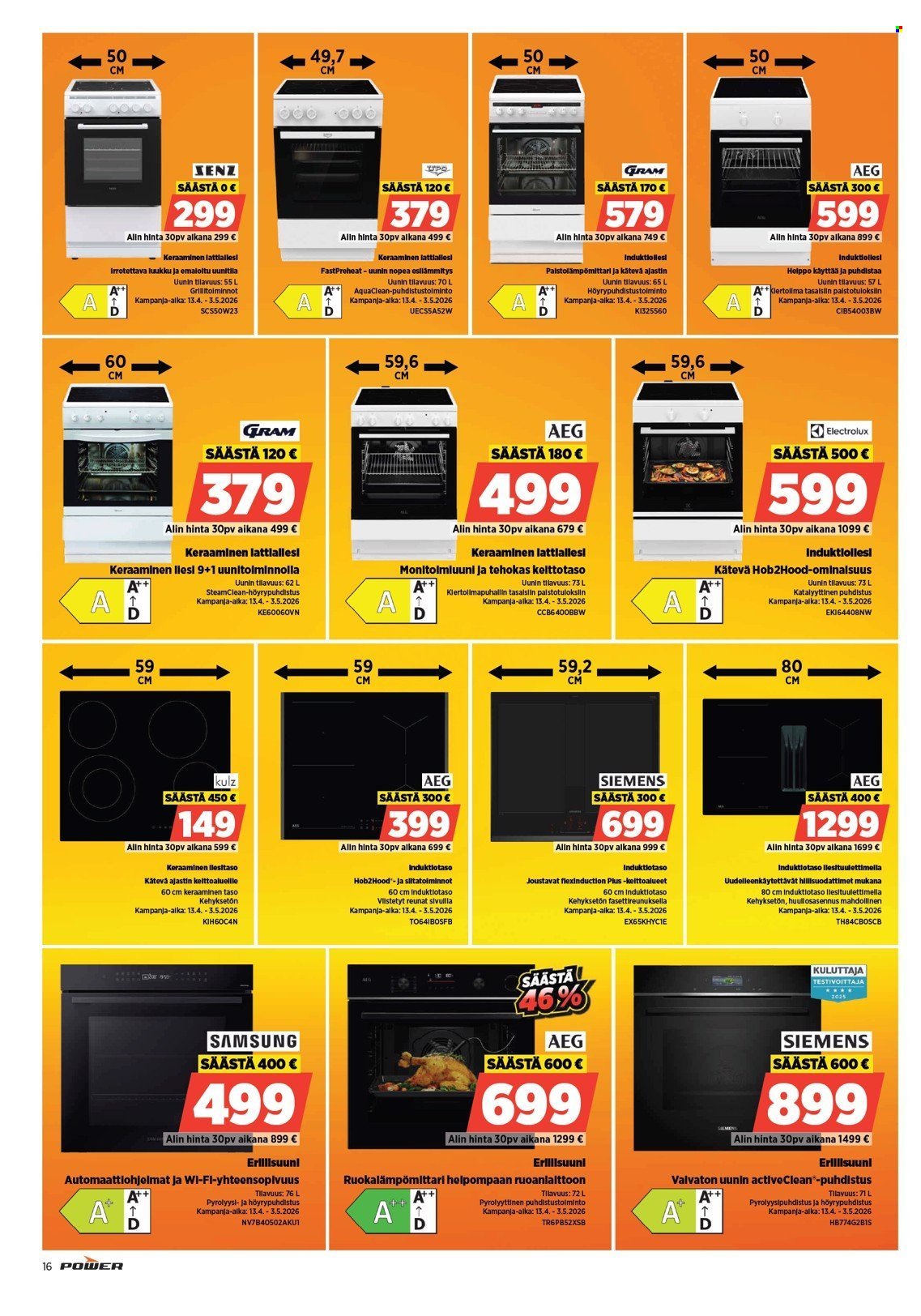 POWER tarjoukset - Huhtikuu 2026
