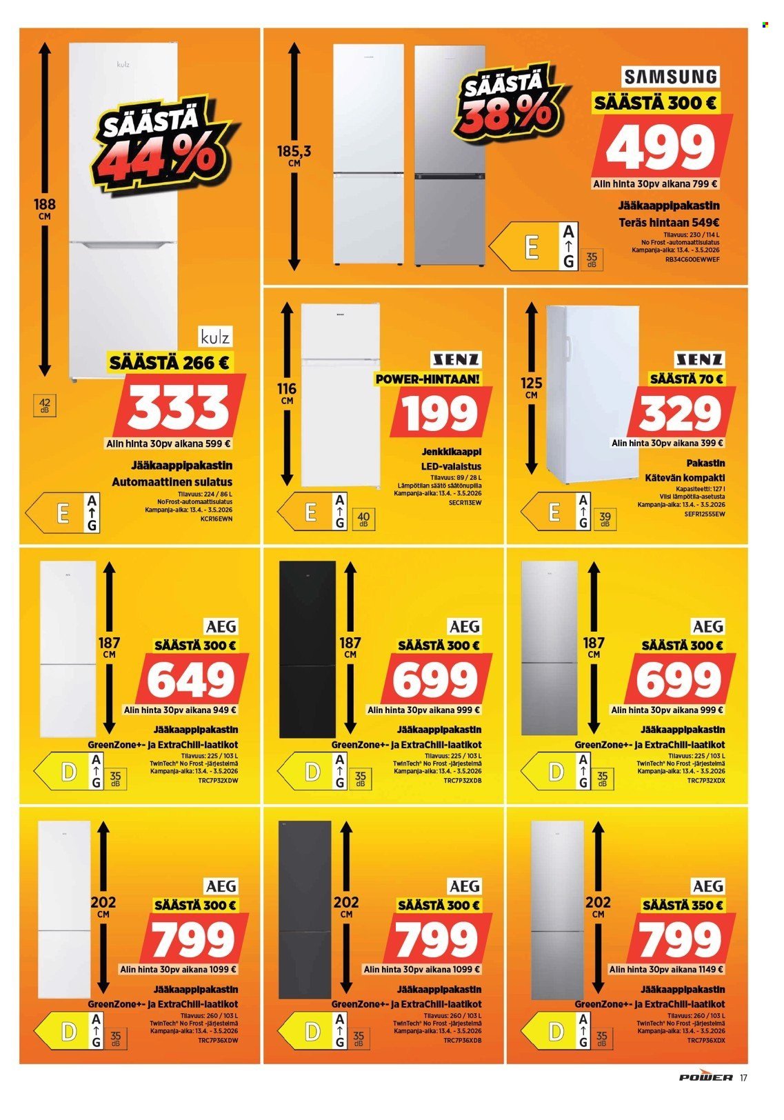 POWER tarjoukset - Huhtikuu 2026