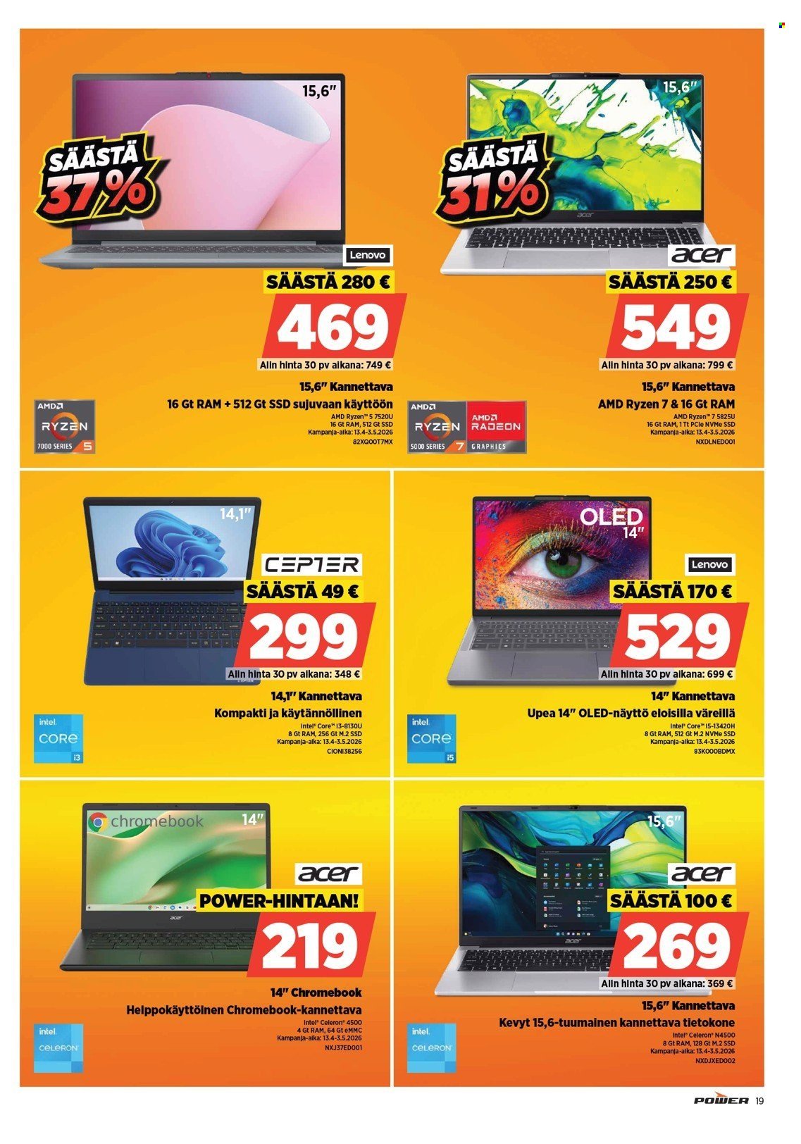 POWER tarjoukset - Huhtikuu 2026