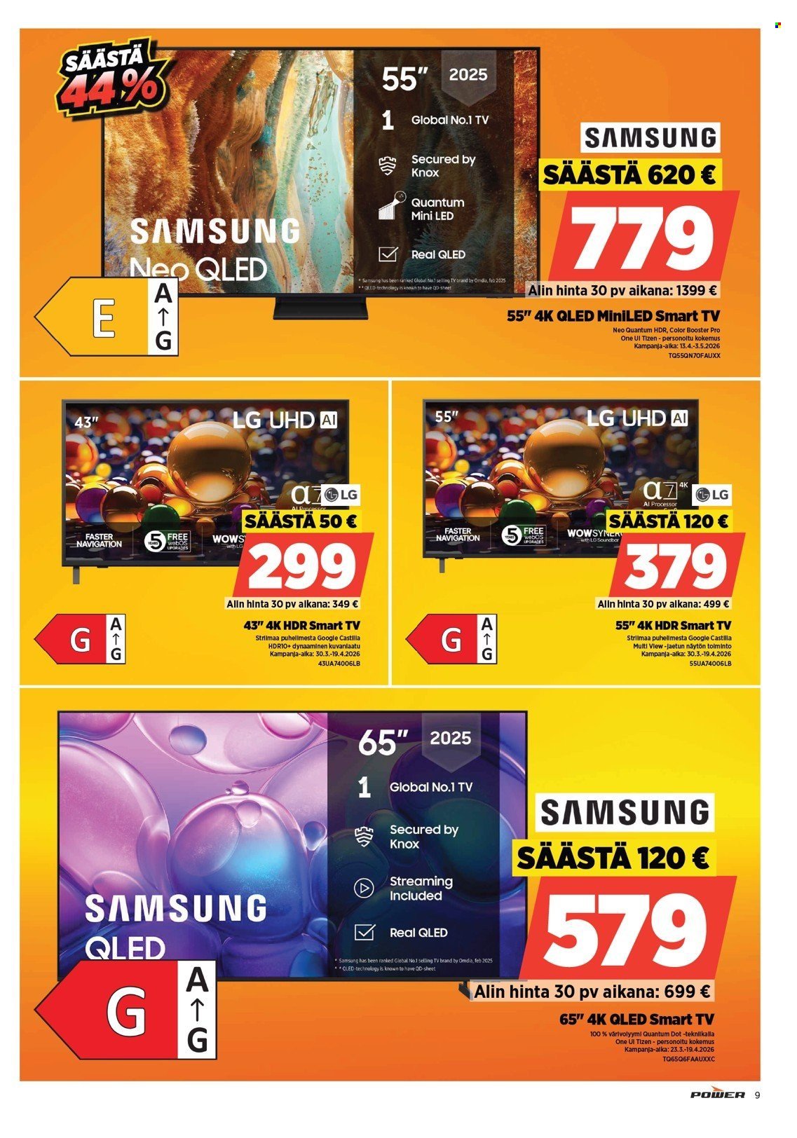 POWER tarjoukset - Huhtikuu 2026