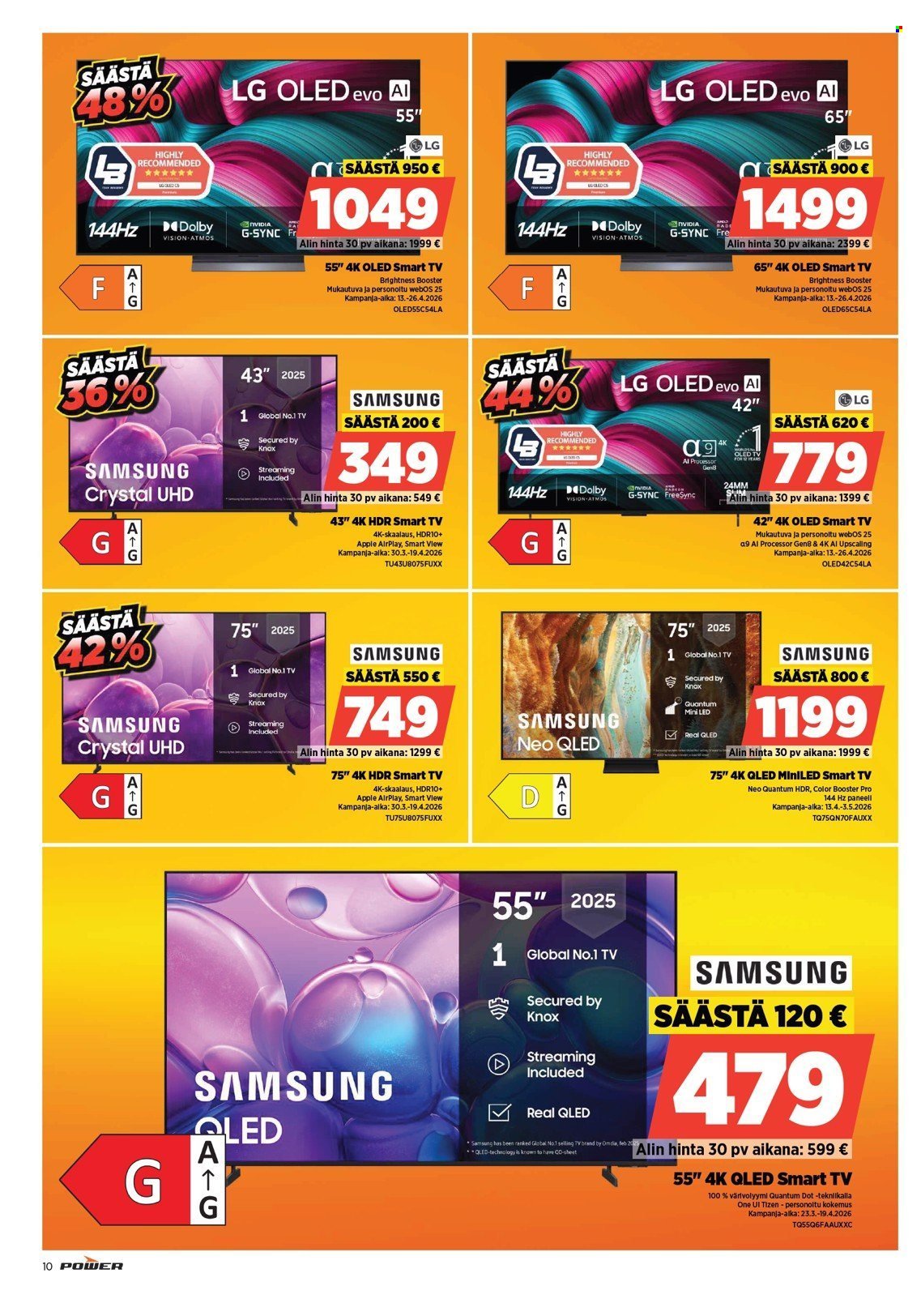 POWER tarjoukset - Huhtikuu 2026