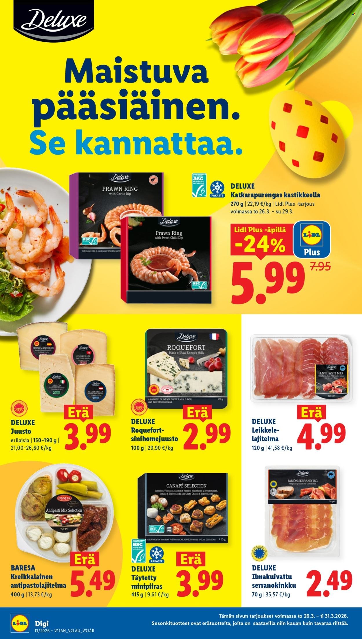LIDL tarjoukset - Alkaen TO 26.3.2026