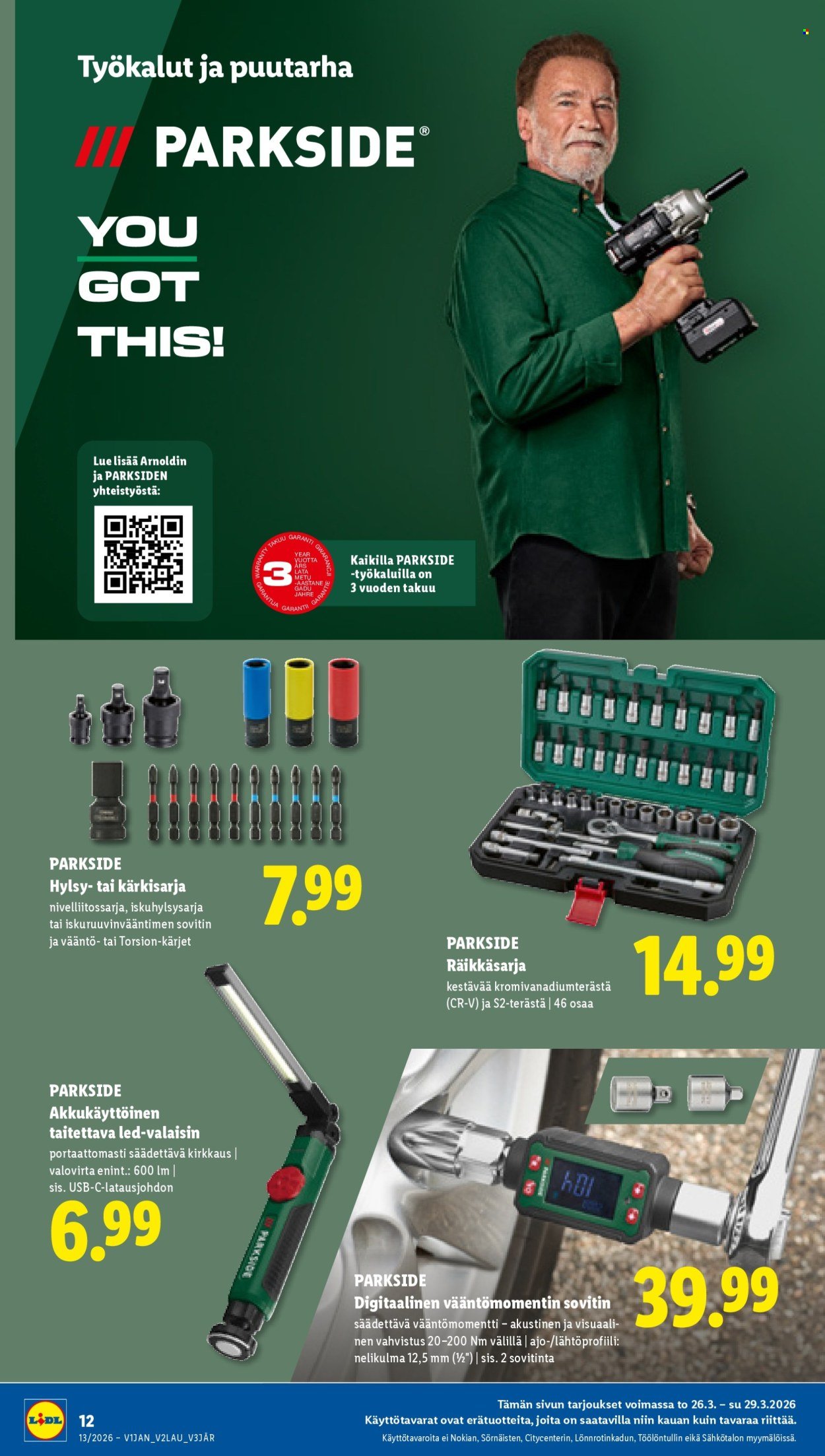 LIDL tarjoukset - Alkaen TO 26.3.2026