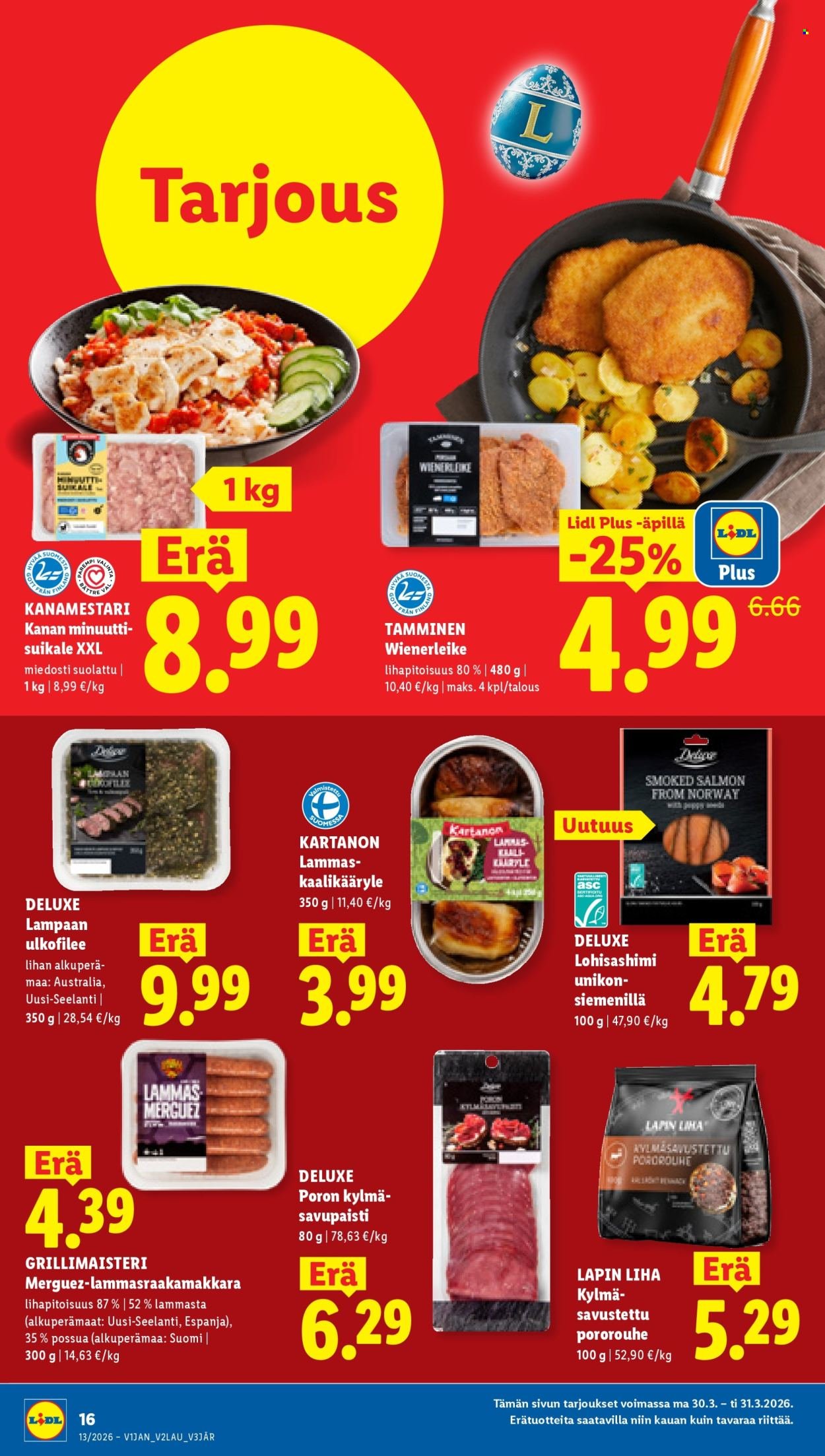 LIDL tarjoukset - Alkaen TO 26.3.2026