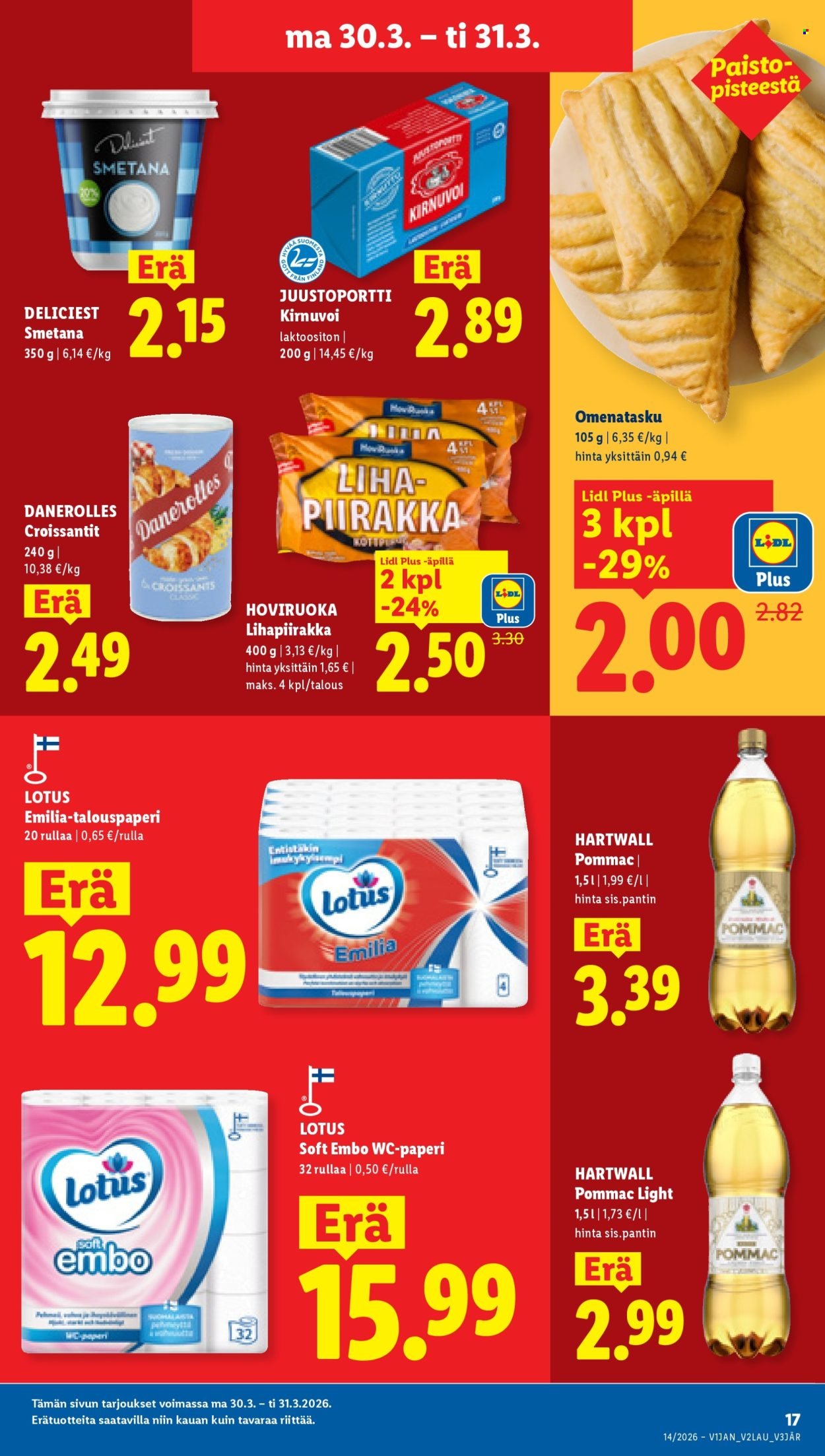 LIDL tarjoukset - Alkaen TO 26.3.2026