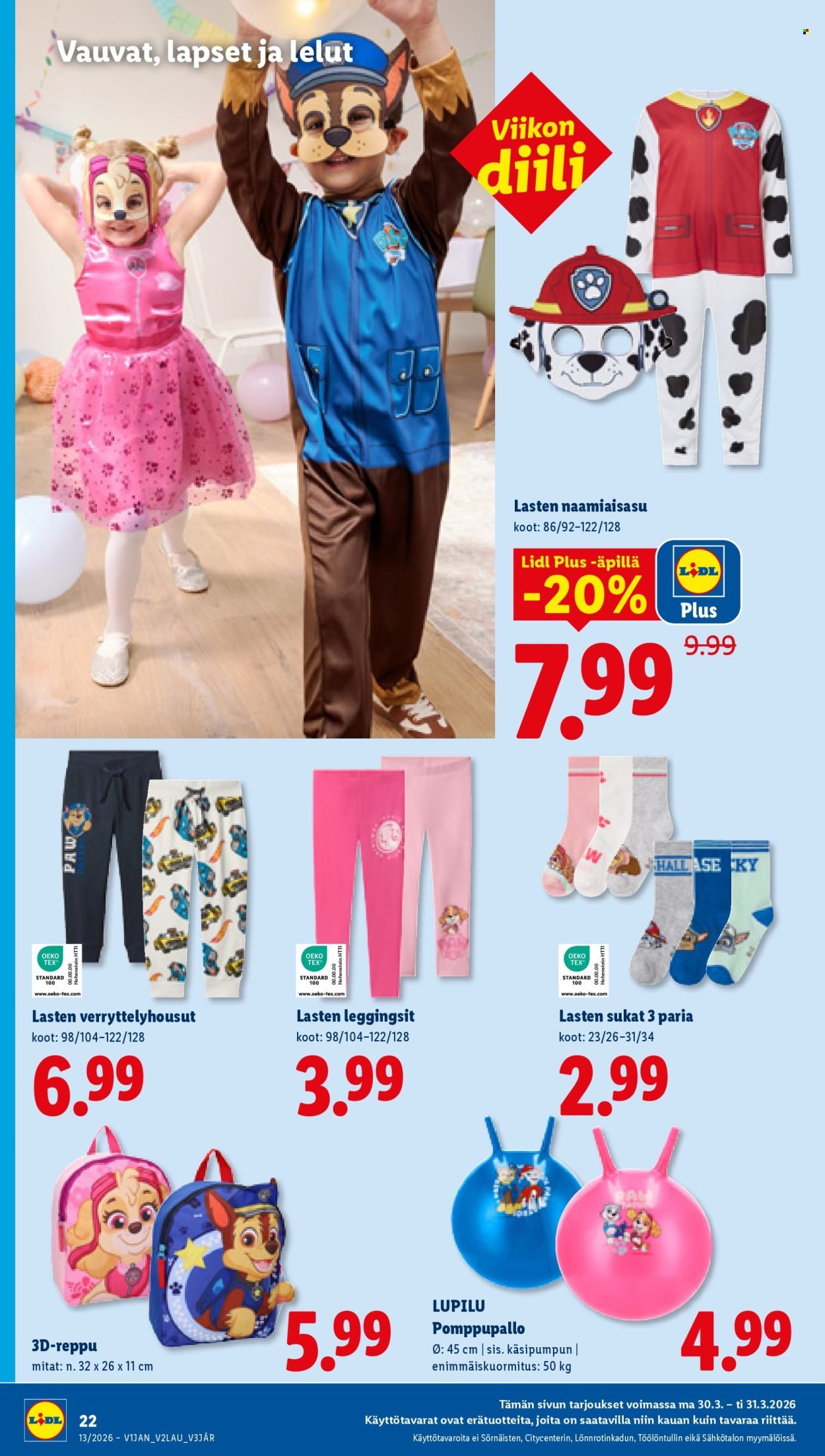 LIDL tarjoukset - Alkaen TO 26.3.2026