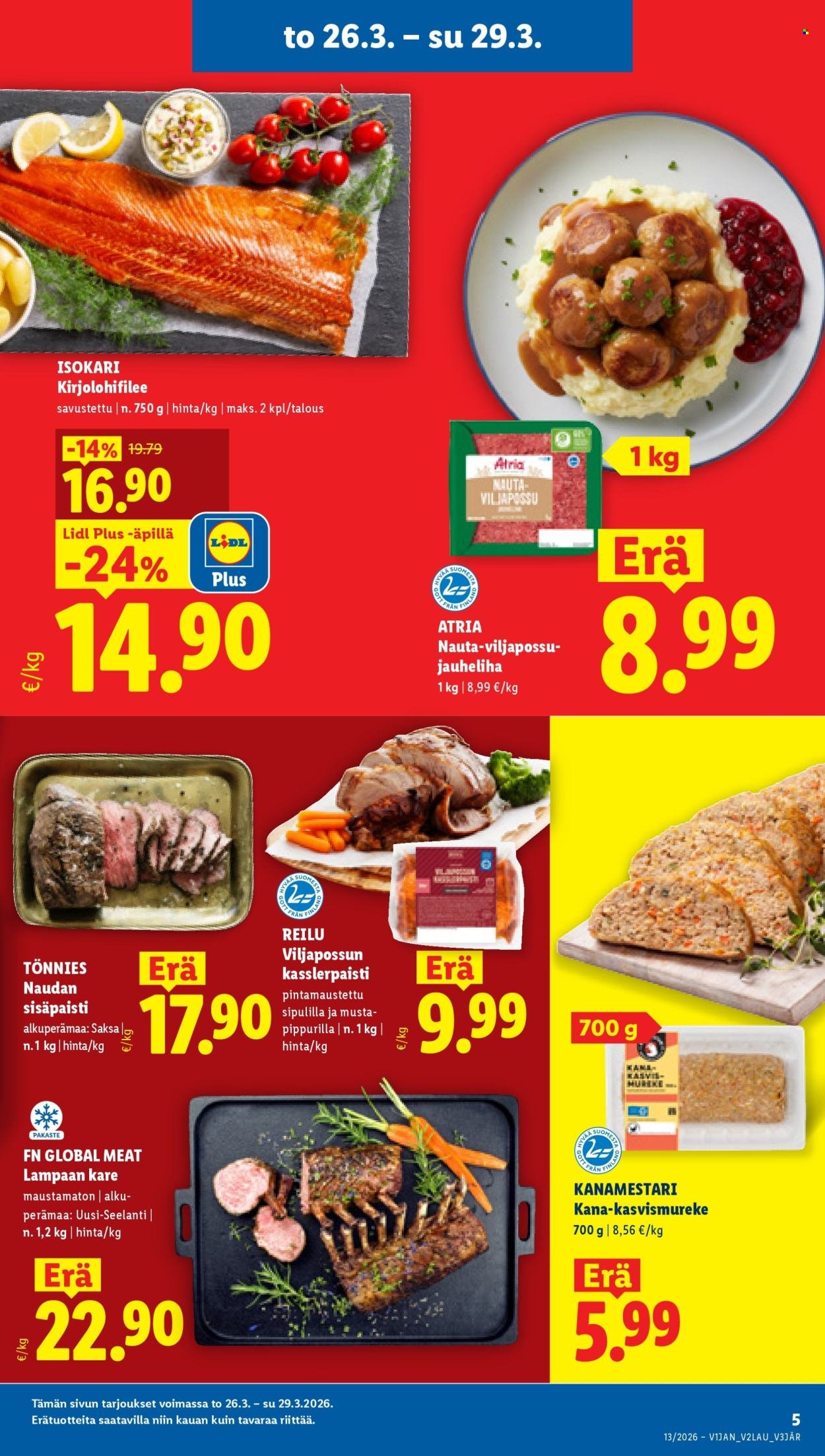 LIDL tarjoukset - Alkaen TO 26.3.2026