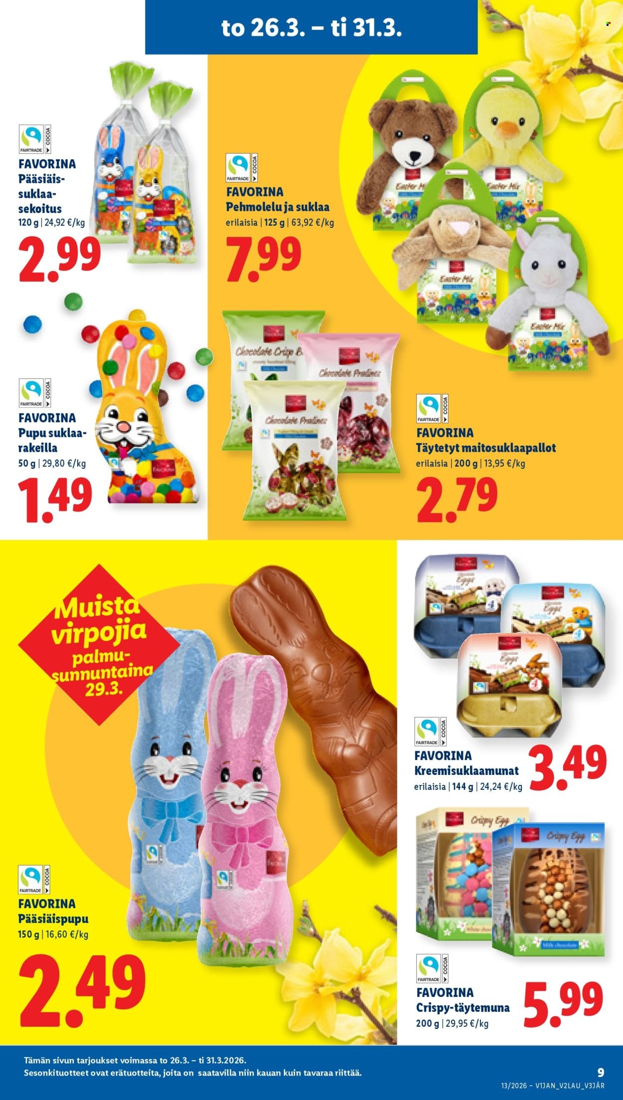 LIDL tarjoukset - Alkaen TO 26.3.2026