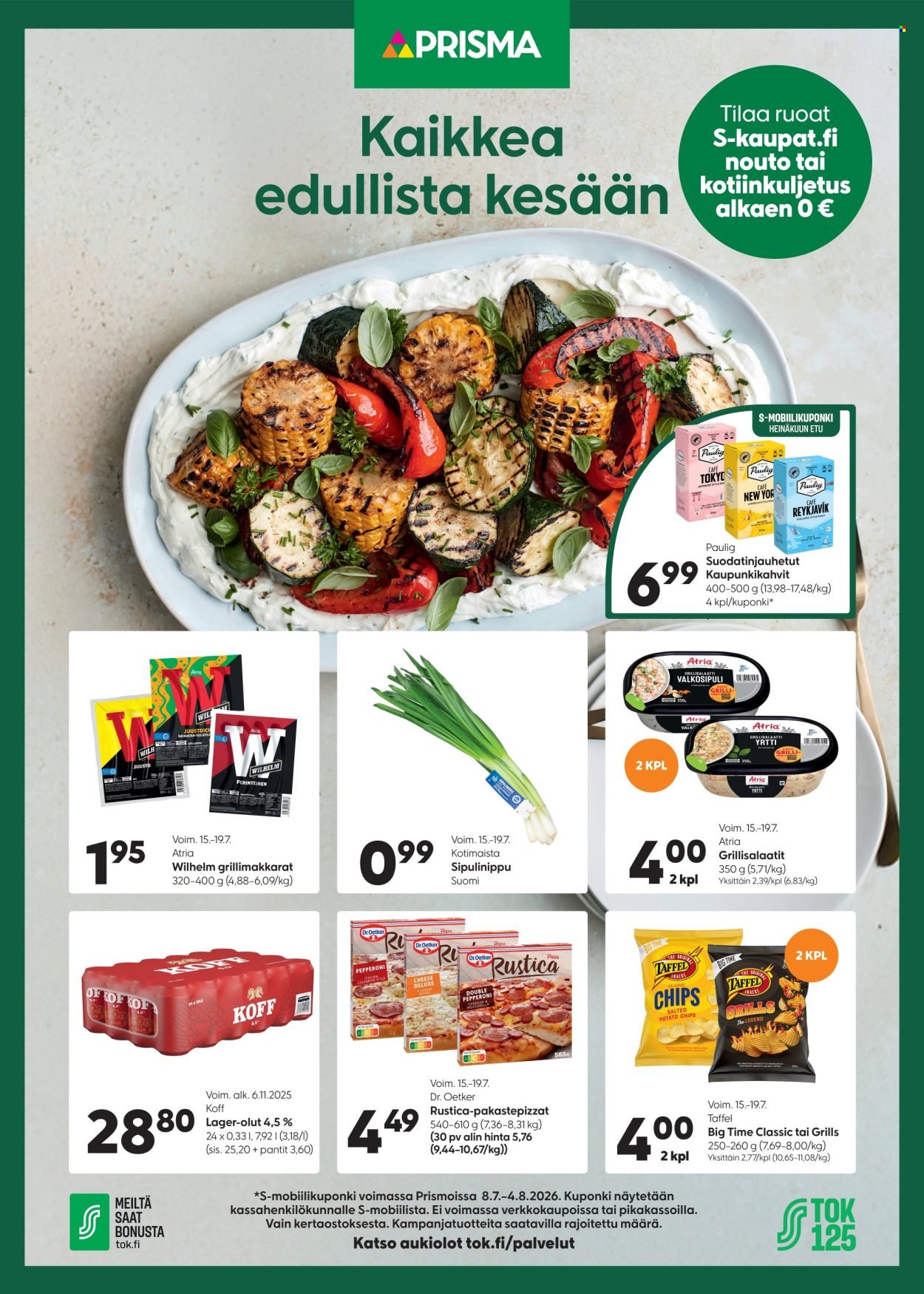 PRISMA tarjoukset - Alkaen KE 15.7.2026