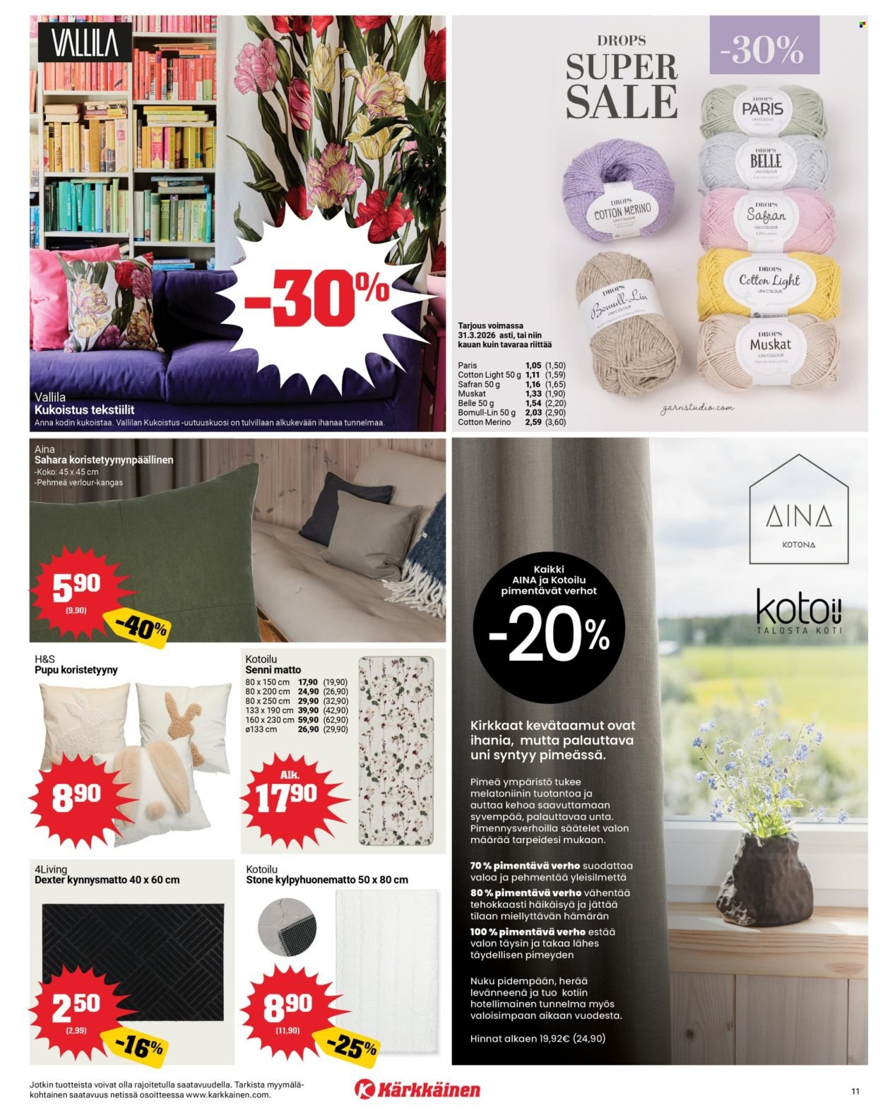 KÄRKKÄINEN tarjoukset - Viikko # 12 Maaliskuu 2026