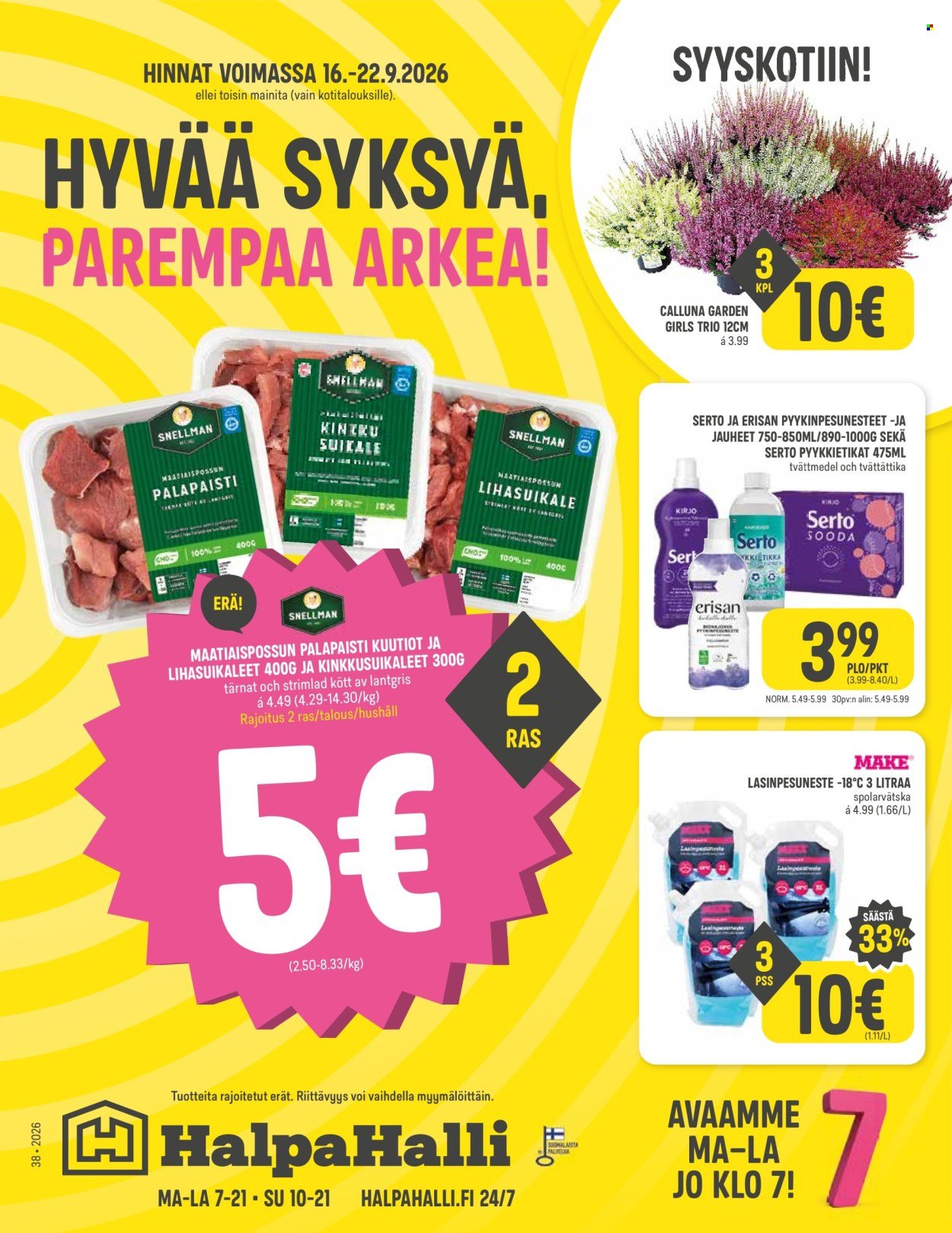 HALPAHALLI tarjoukset - Uusin tarjouslehtemme