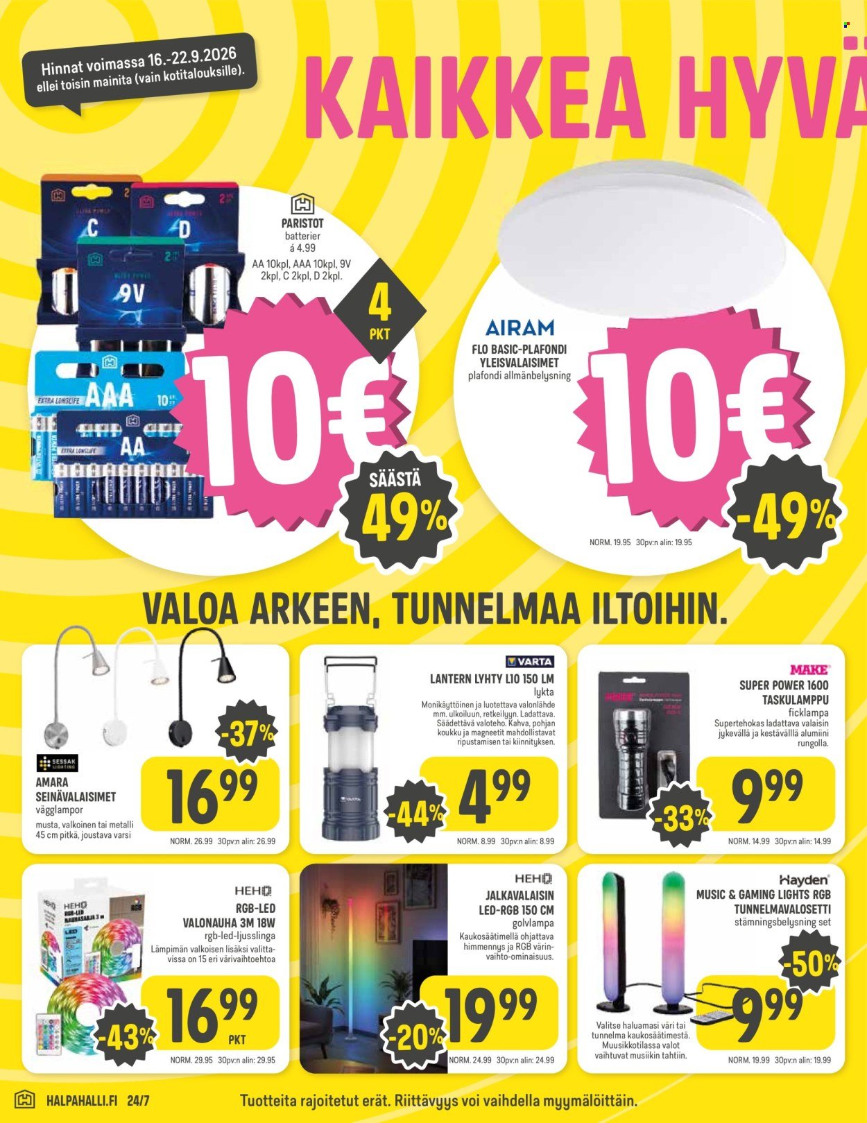 HALPAHALLI tarjoukset - Uusin tarjouslehtemme