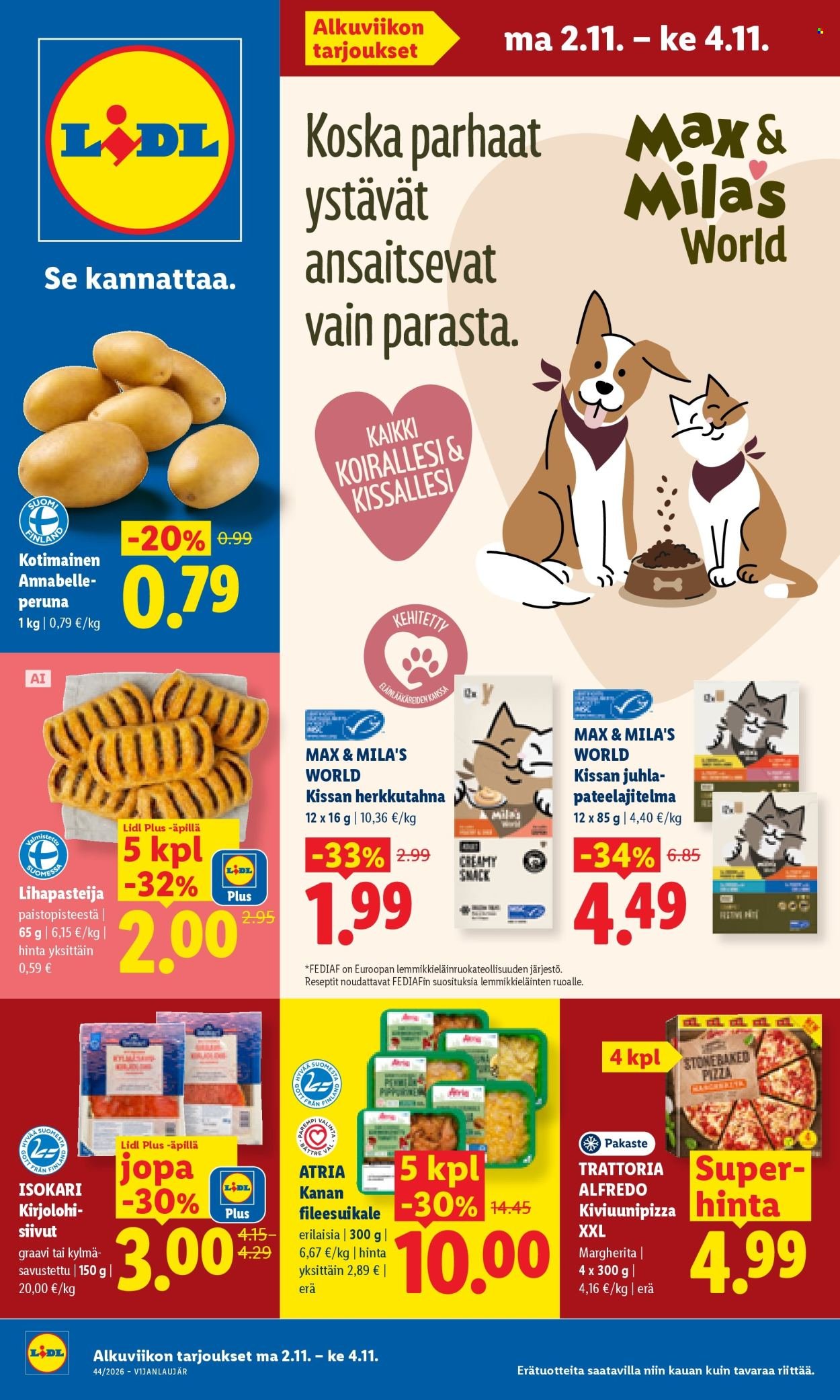 LIDL tarjoukset - Alkaen MA 2.11.2026