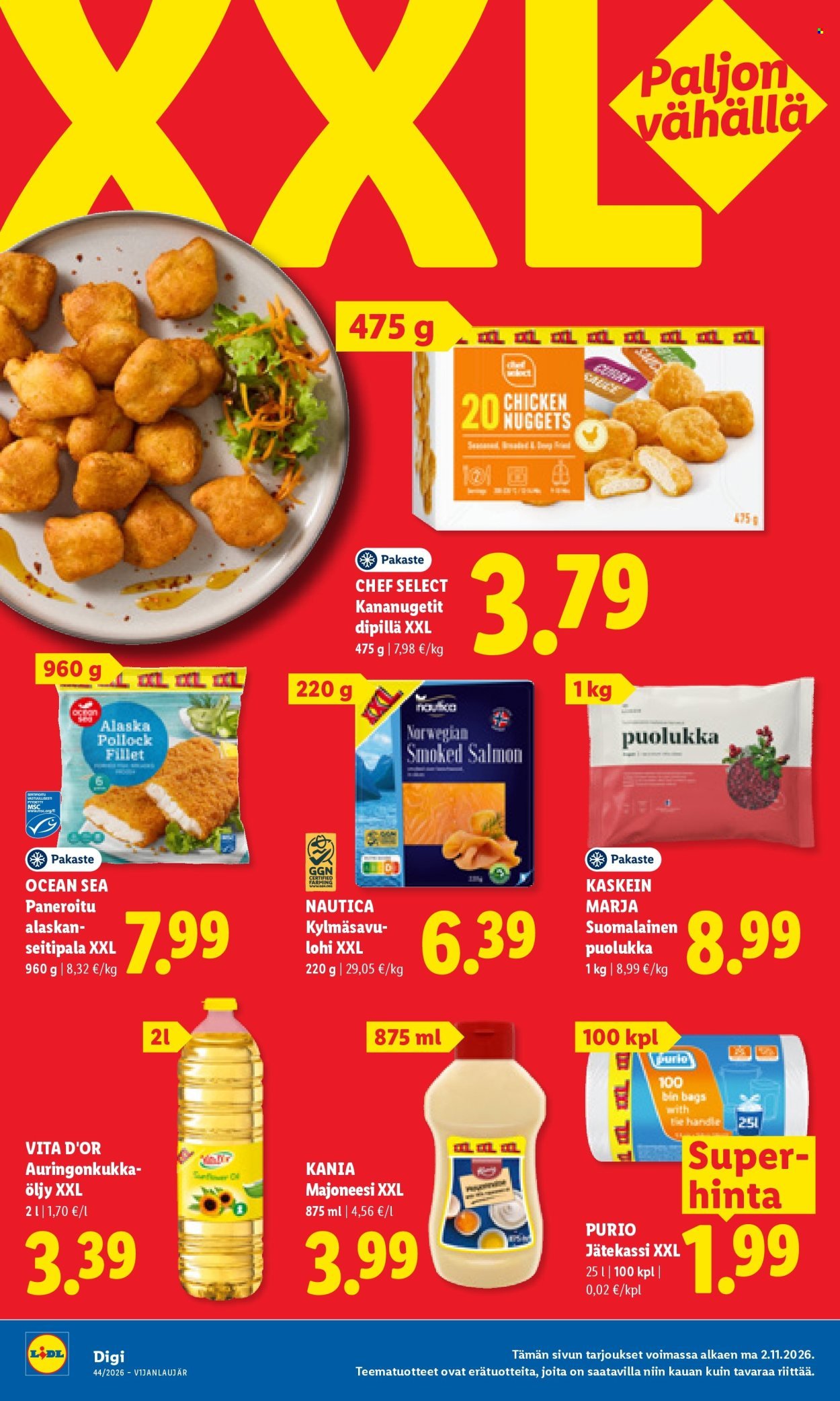 LIDL tarjoukset - Alkaen MA 2.11.2026