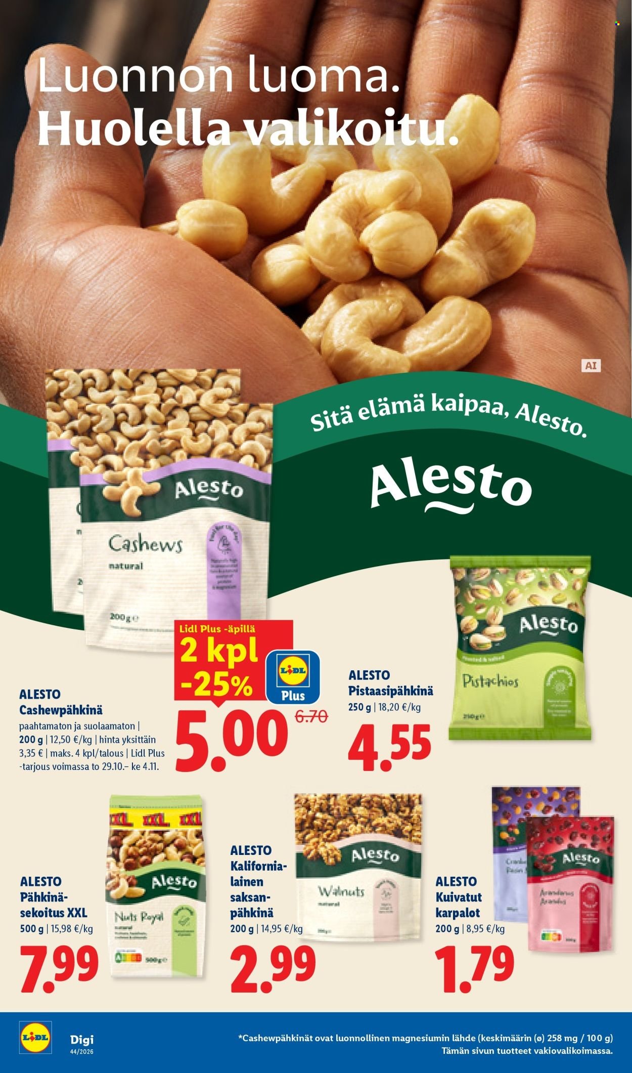 LIDL tarjoukset - Alkaen MA 2.11.2026