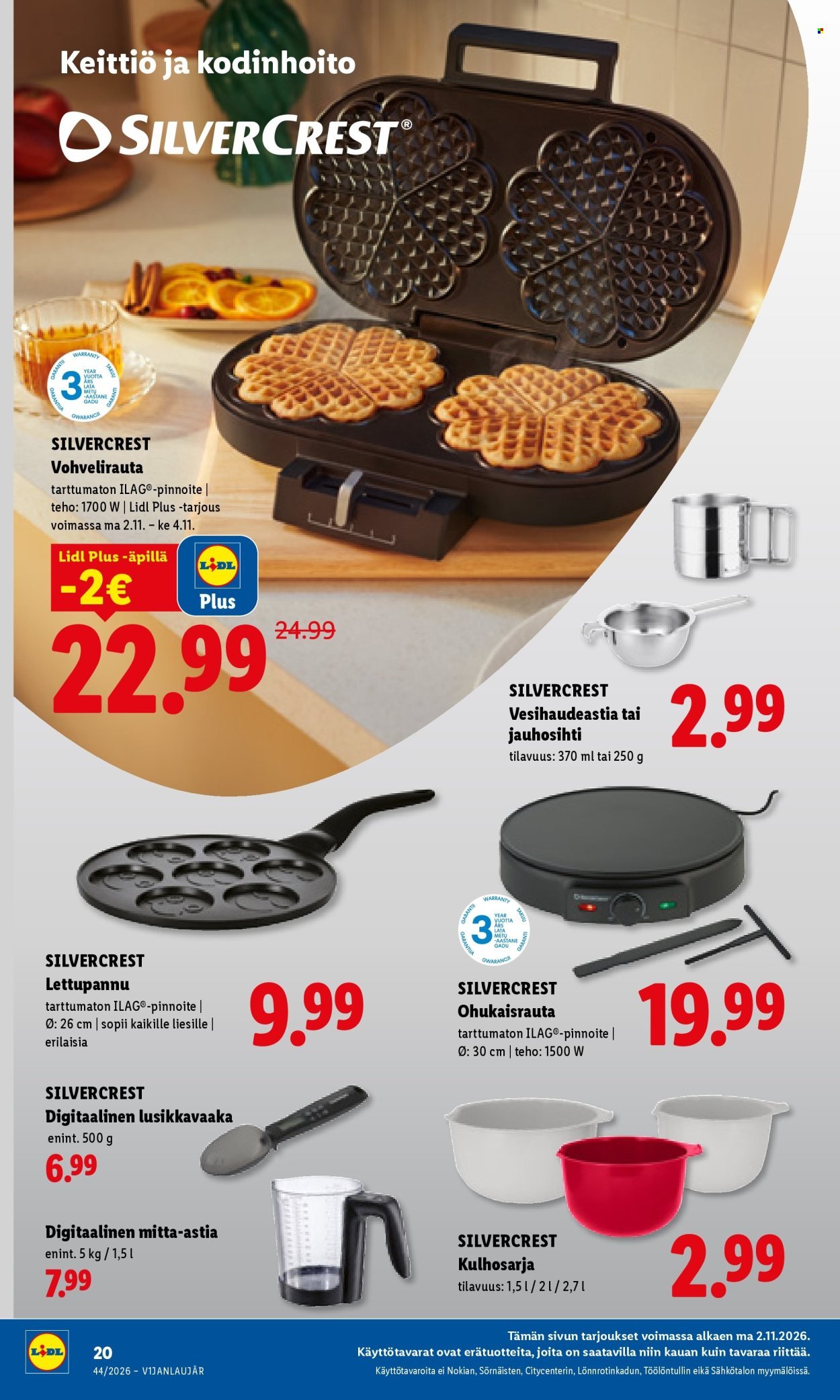 LIDL tarjoukset - Alkaen MA 2.11.2026