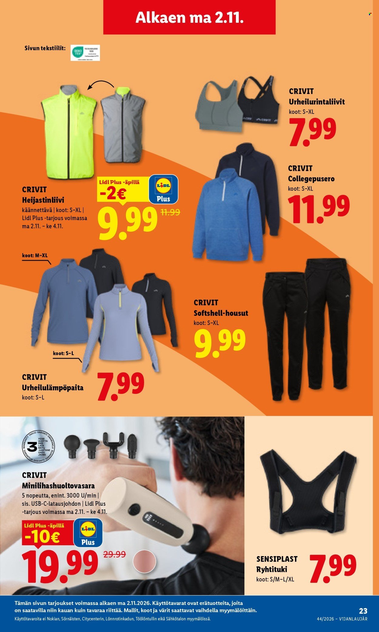 LIDL tarjoukset - Alkaen MA 2.11.2026