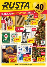 RUSTA tarjoukset - Alkaen MA 26.10.2026