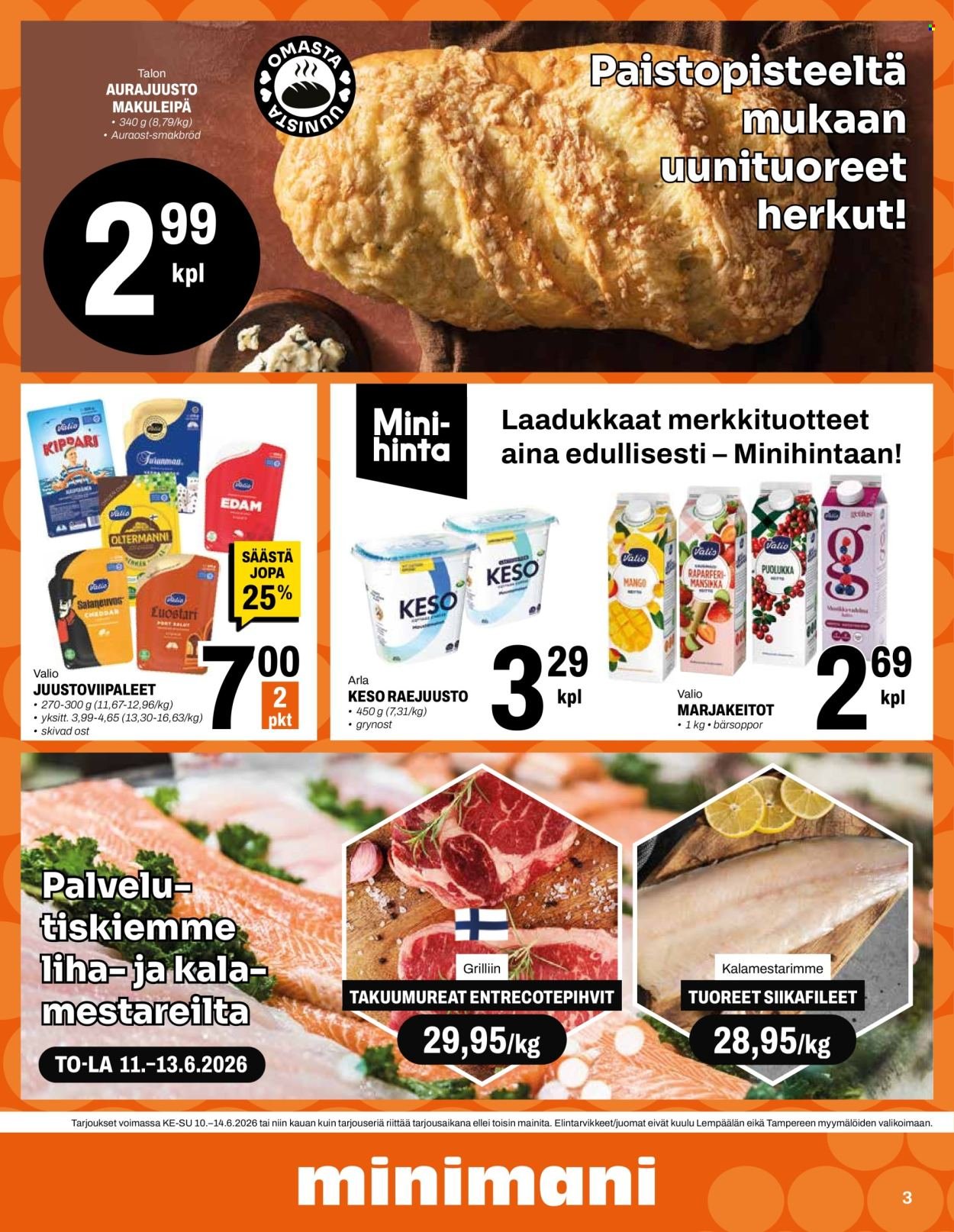 MINIMANI tarjoukset - Alkaen KE 10.6.2026