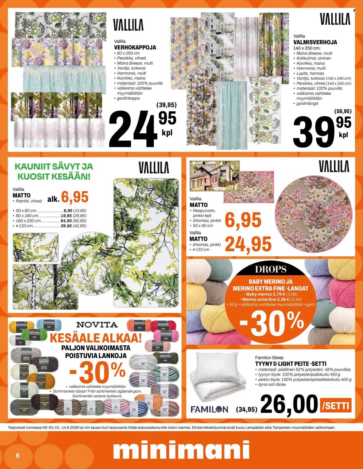 MINIMANI tarjoukset - Alkaen KE 10.6.2026