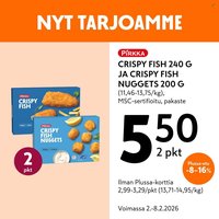 K-MARKET tarjoukset - Alkaen MA 2.2.2026