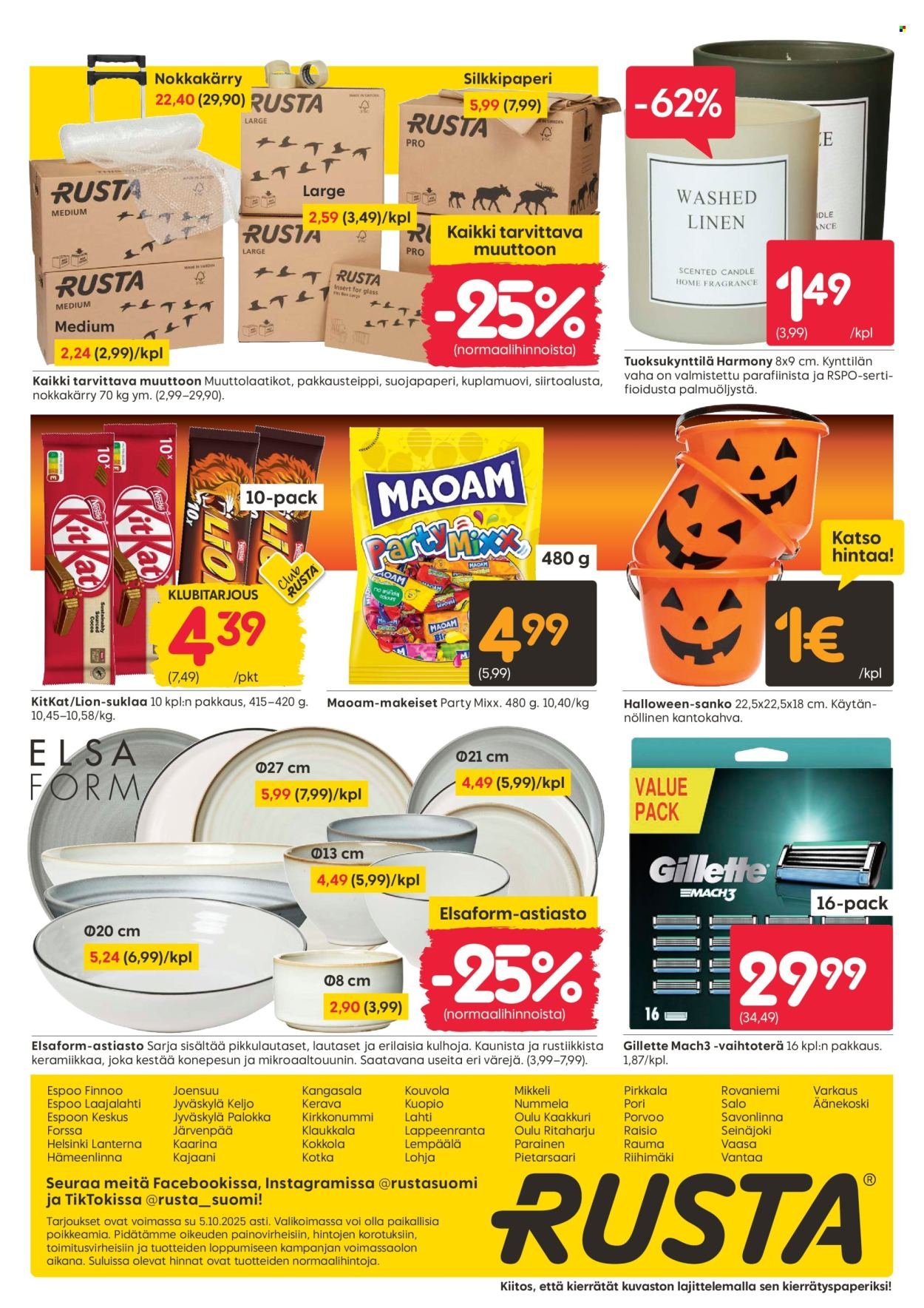 RUSTA tarjoukset - Alkaen MA 29.9.2025 (2025-09-29 - 2025-10-05)