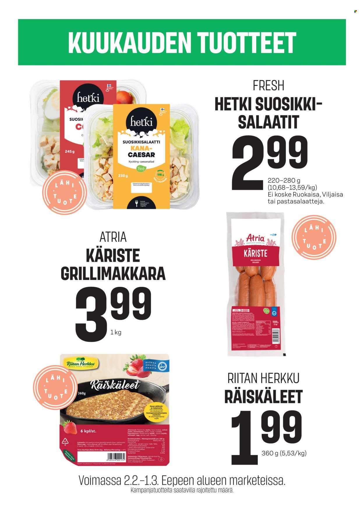 S-MARKET tarjoukset - Kuukauden tuotteet