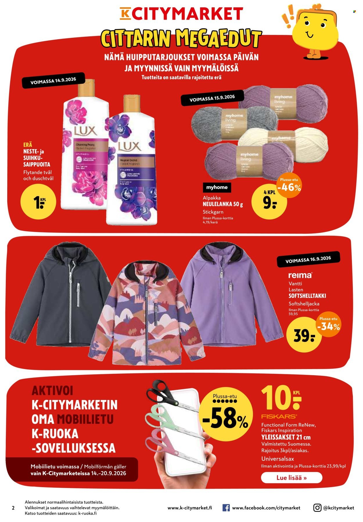 K-CITYMARKET tarjoukset - Alkaen MA 14.9.2026