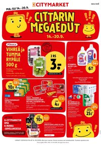 K-CITYMARKET tarjoukset - Alkaen MA 14.9.2026