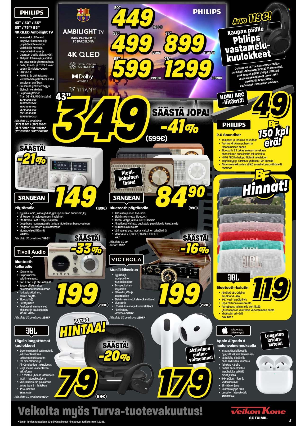 VEIKON KONE tarjoukset - Alkaen MA 10.11.2025 (2025-11-10 - 2025-11-16)