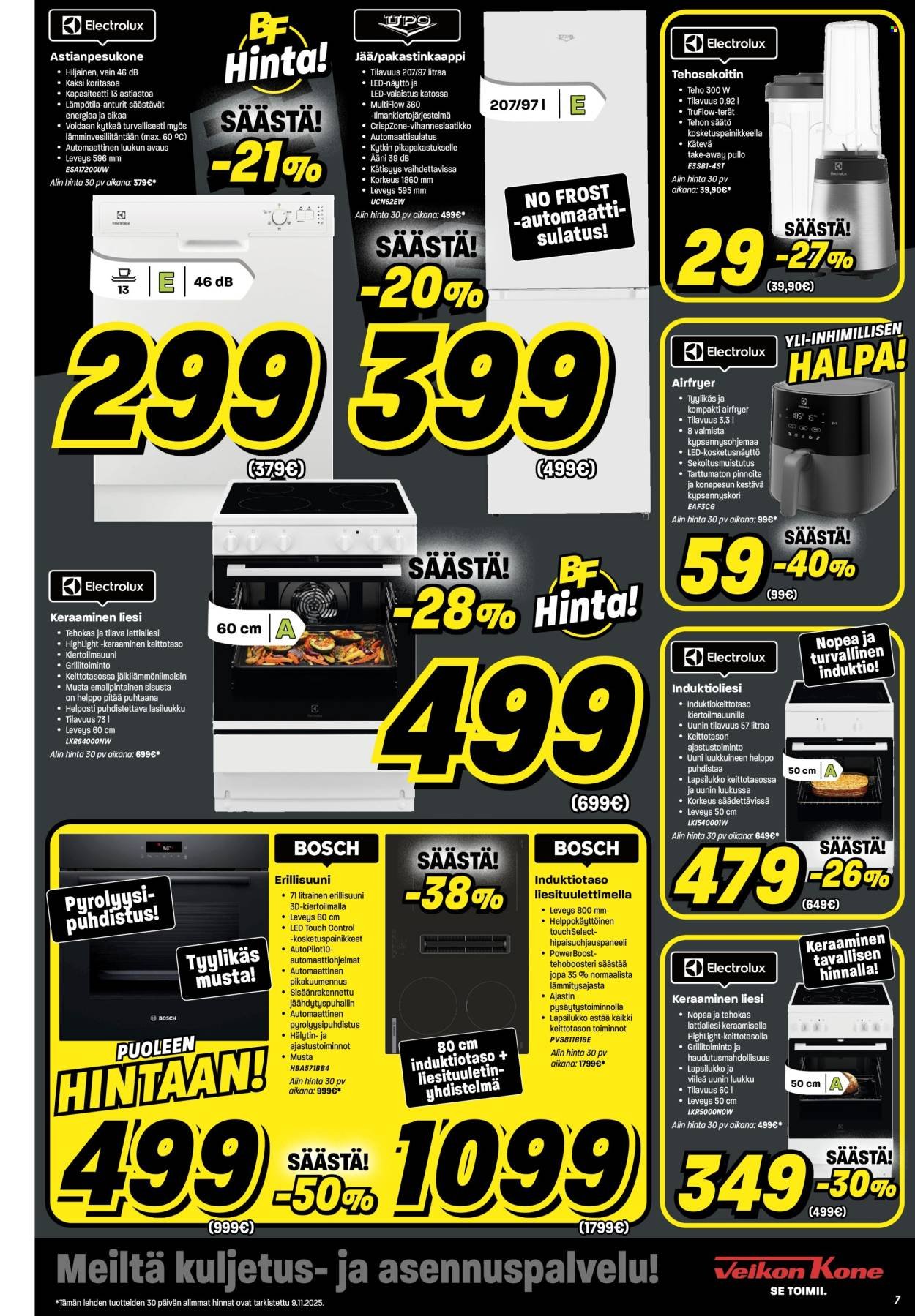 VEIKON KONE tarjoukset - Alkaen MA 10.11.2025 (2025-11-10 - 2025-11-16)