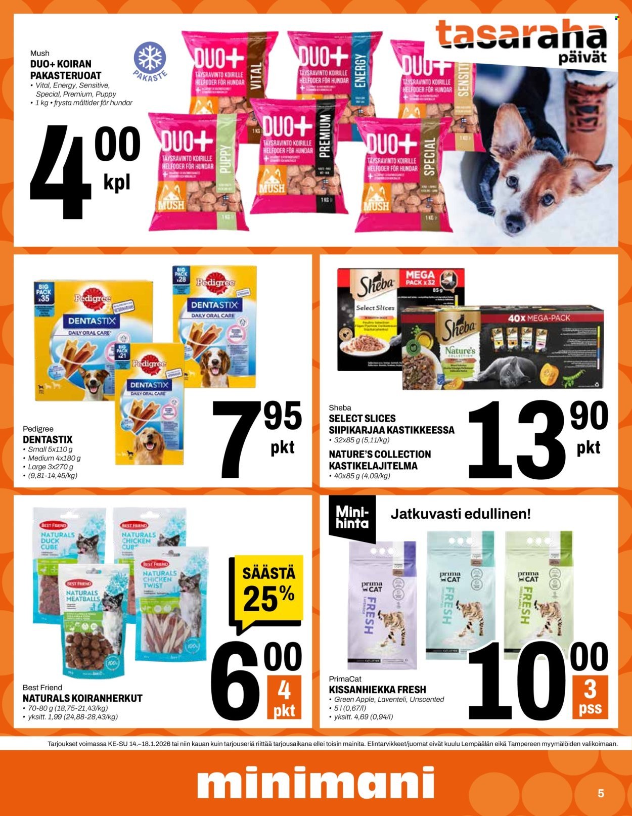 MINIMANI tarjoukset - Alkaen KE 14.1.2026