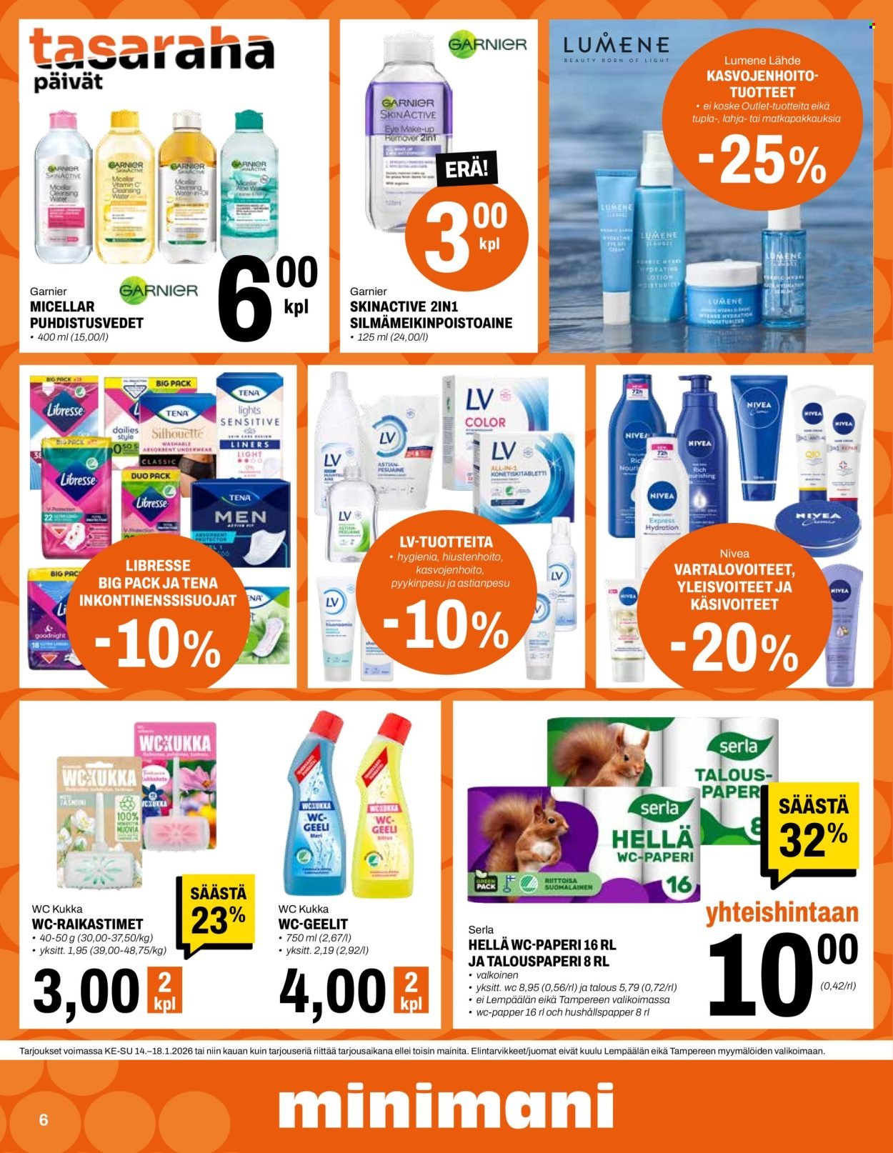 MINIMANI tarjoukset - Alkaen KE 14.1.2026