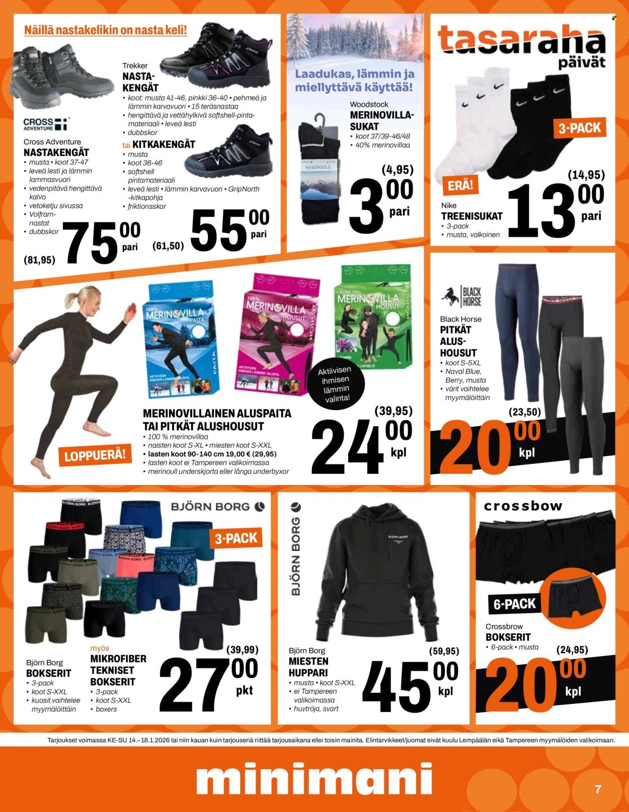 MINIMANI tarjoukset - Alkaen KE 14.1.2026
