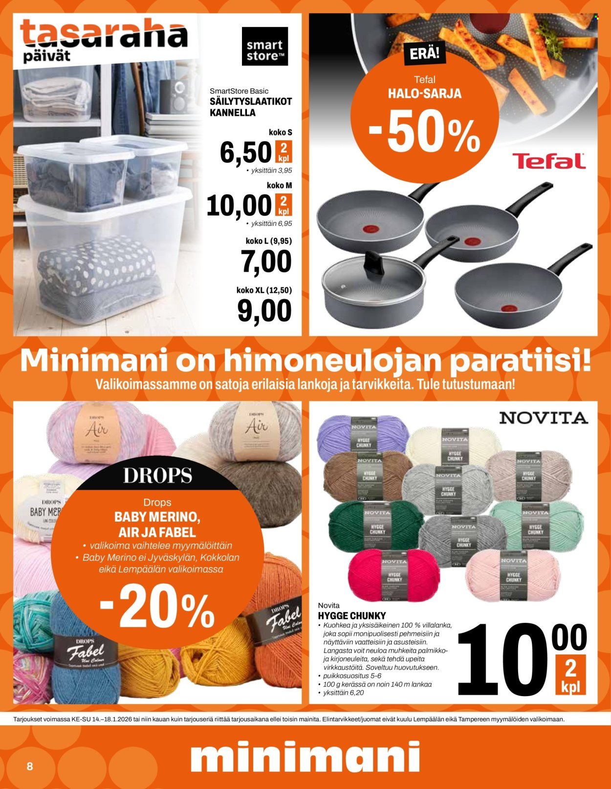 MINIMANI tarjoukset - Alkaen KE 14.1.2026