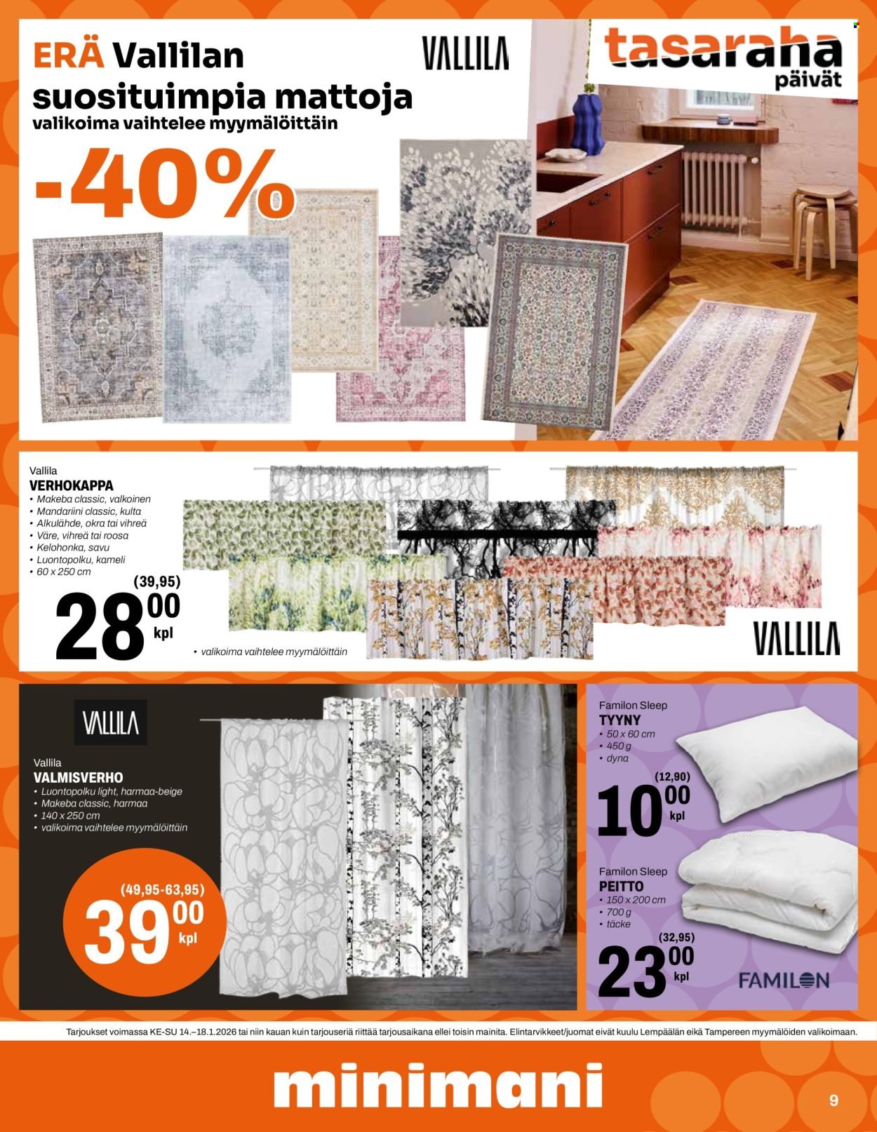 MINIMANI tarjoukset - Alkaen KE 14.1.2026