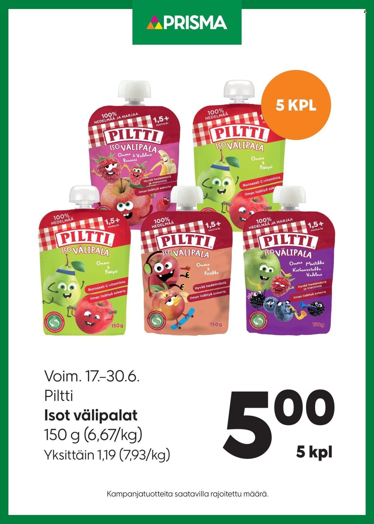 PRISMA tarjoukset - Alkaen KE 17.6.2026