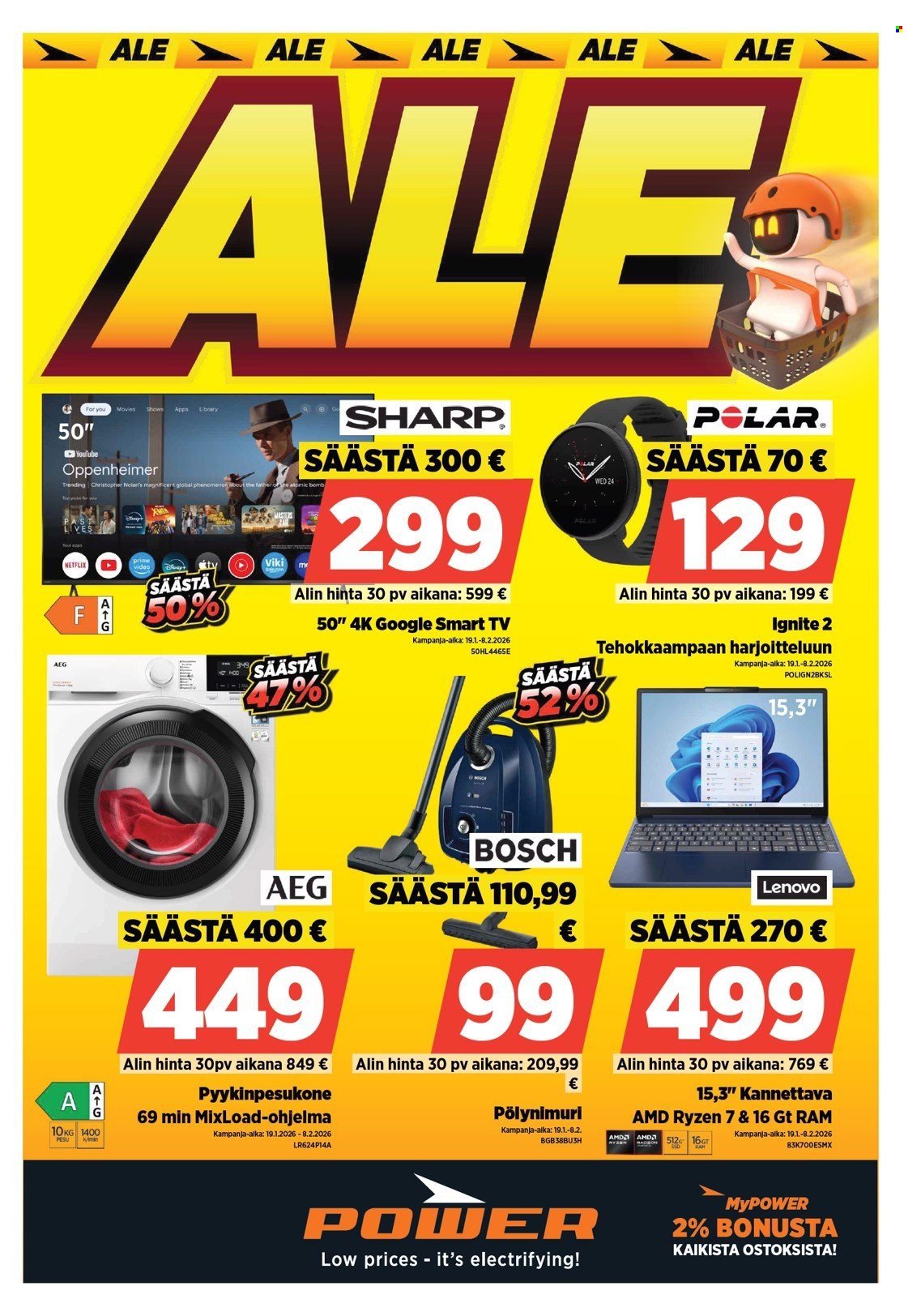 POWER tarjoukset - Tammikuu 2026