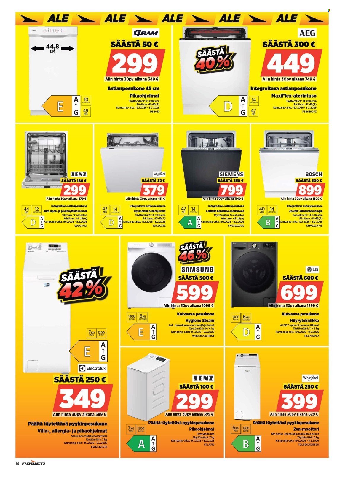 POWER tarjoukset - Tammikuu 2026