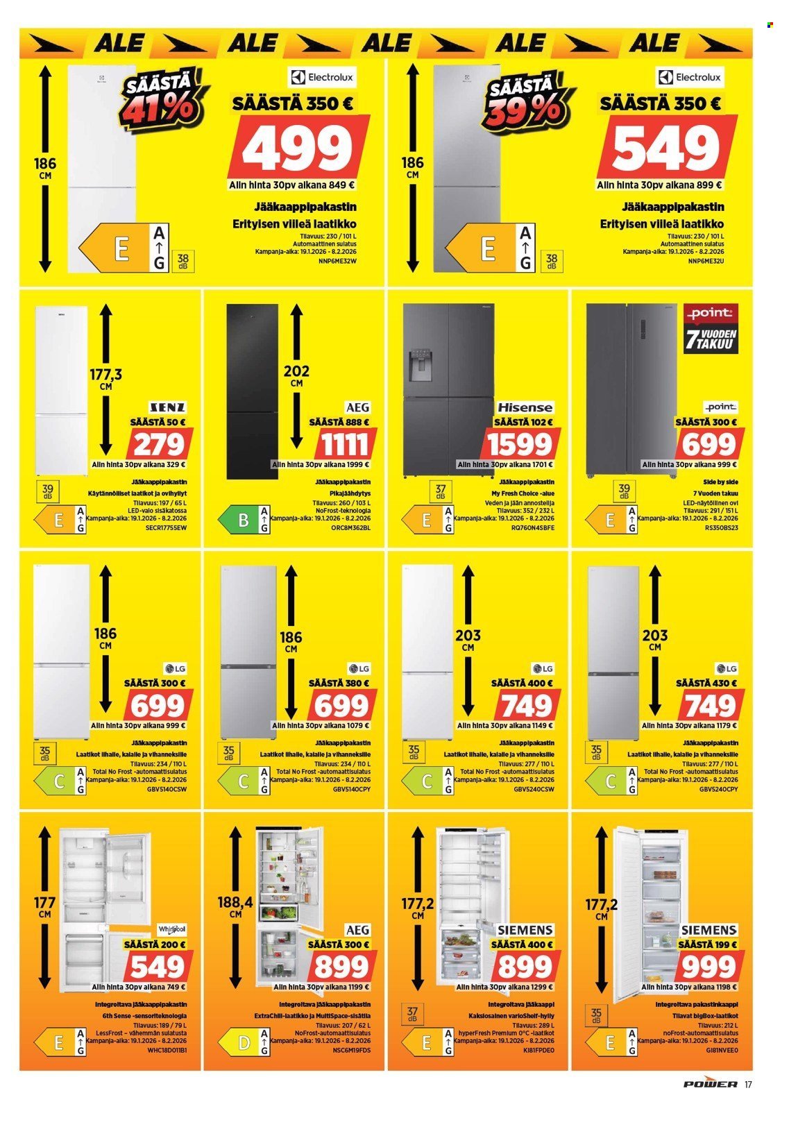 POWER tarjoukset - Tammikuu 2026