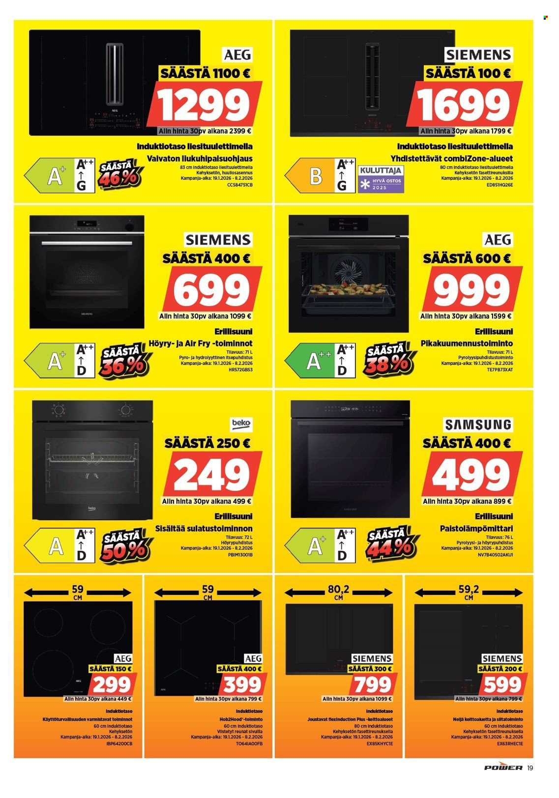 POWER tarjoukset - Tammikuu 2026