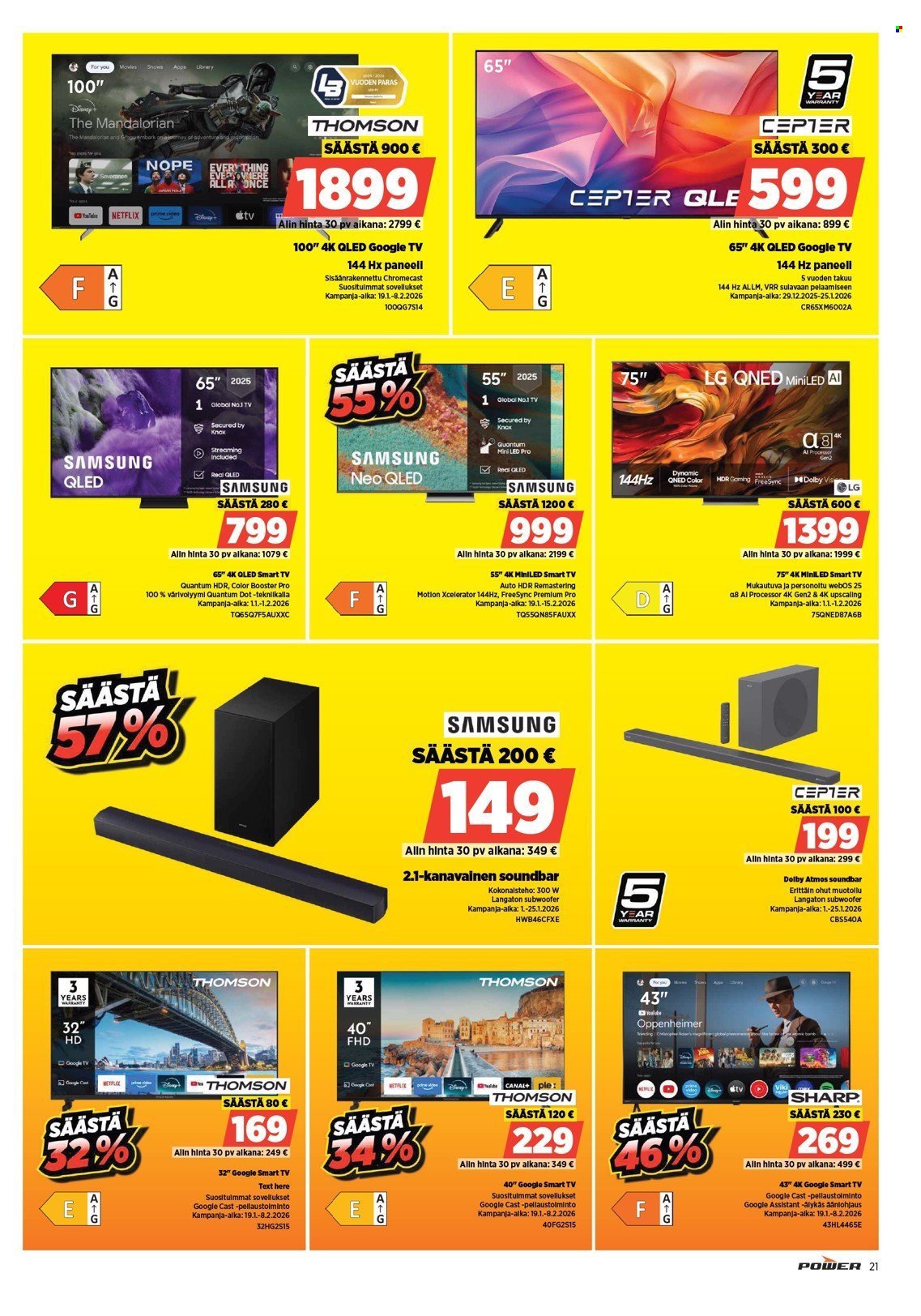 POWER tarjoukset - Tammikuu 2026