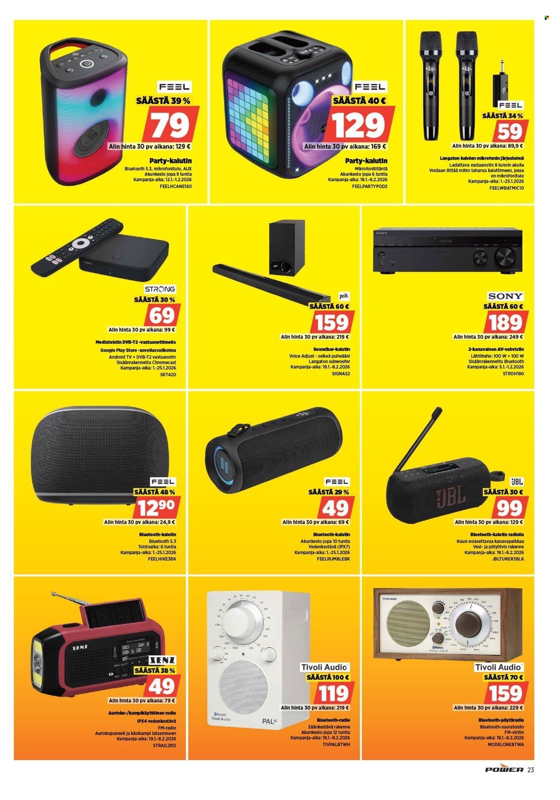 POWER tarjoukset - Tammikuu 2026