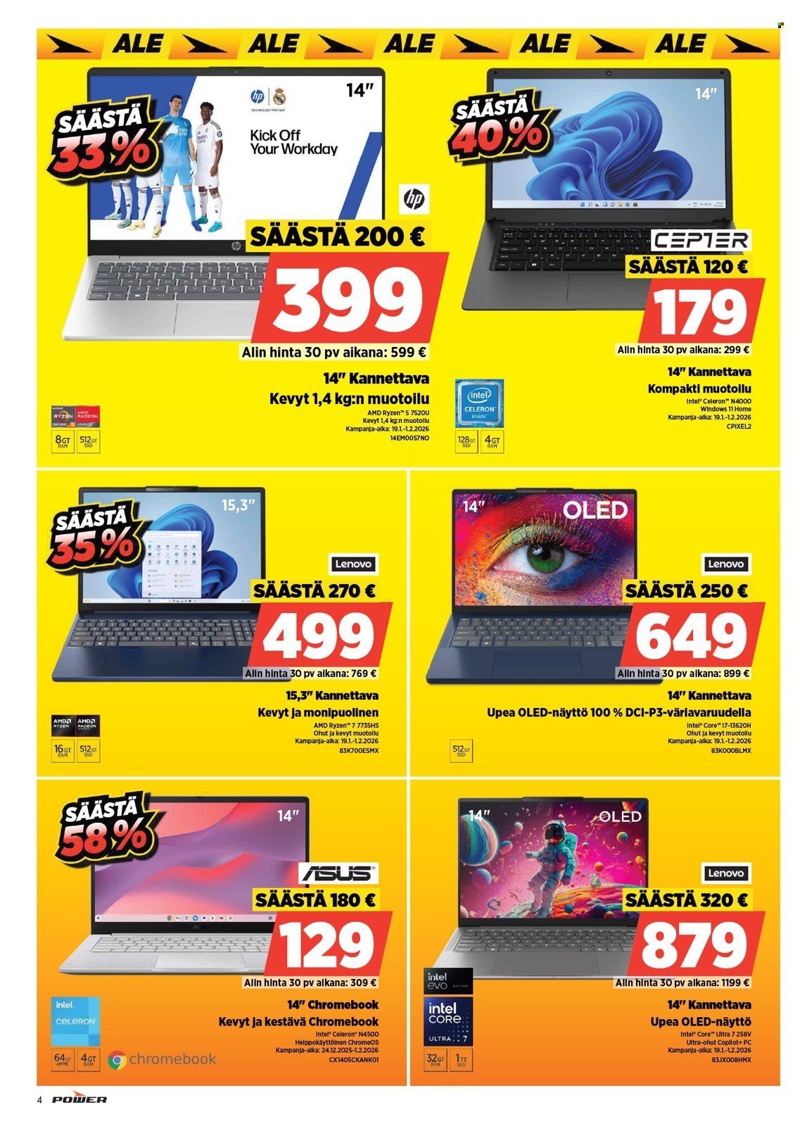 POWER tarjoukset - Tammikuu 2026