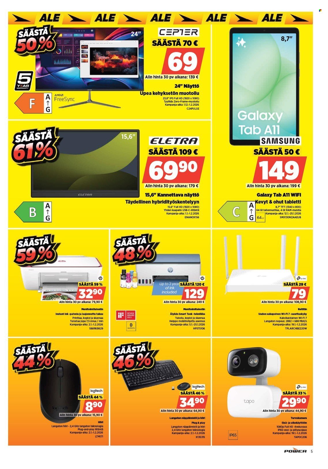 POWER tarjoukset - Tammikuu 2026