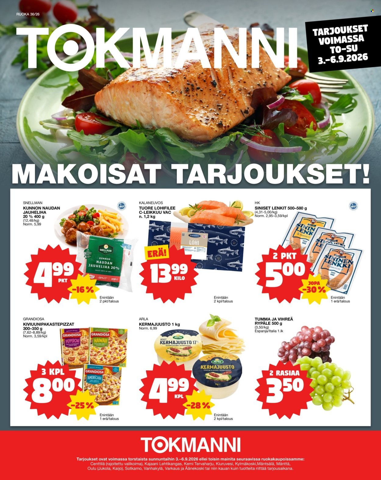 TOKMANNI tarjoukset - Ruokasanomat