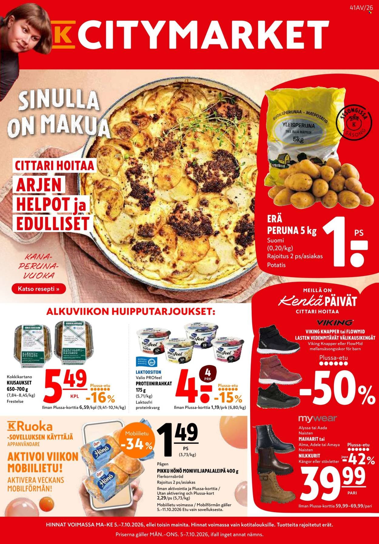 K-CITYMARKET tarjoukset - Alkaen MA 5.10.2026