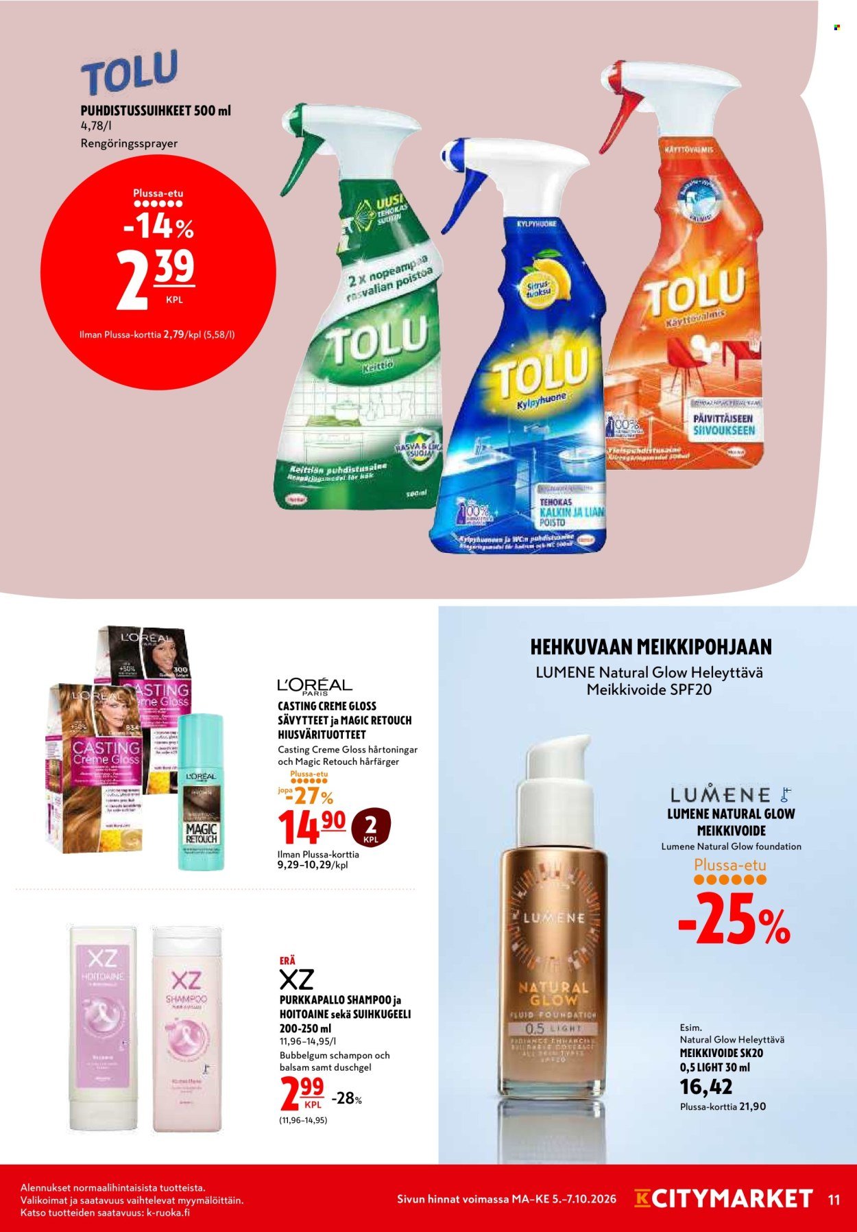 K-CITYMARKET tarjoukset - Alkaen MA 5.10.2026